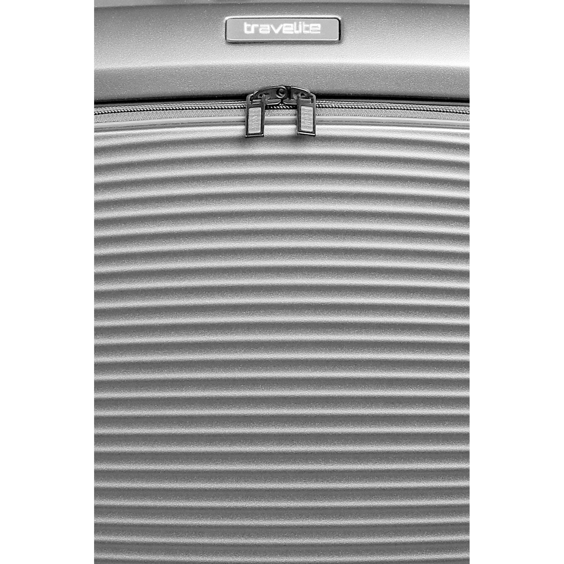 MILLENNIUM Handgepäck S (55cm) mit Vortasche - Silver