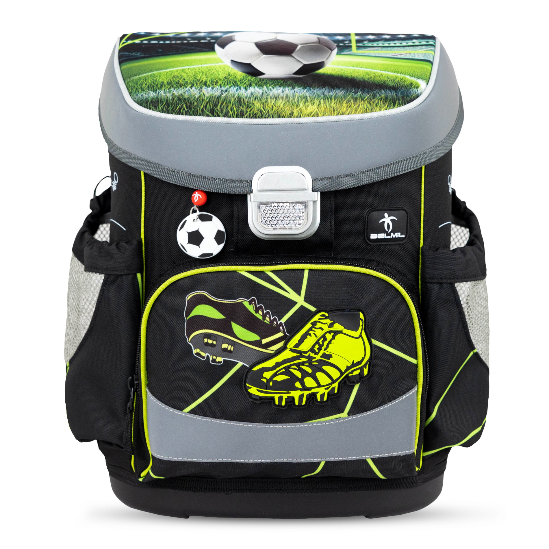 Belmil Mini-Fit ergonomisches Schulranzen-Set 4-teilig "Champion's Kick"