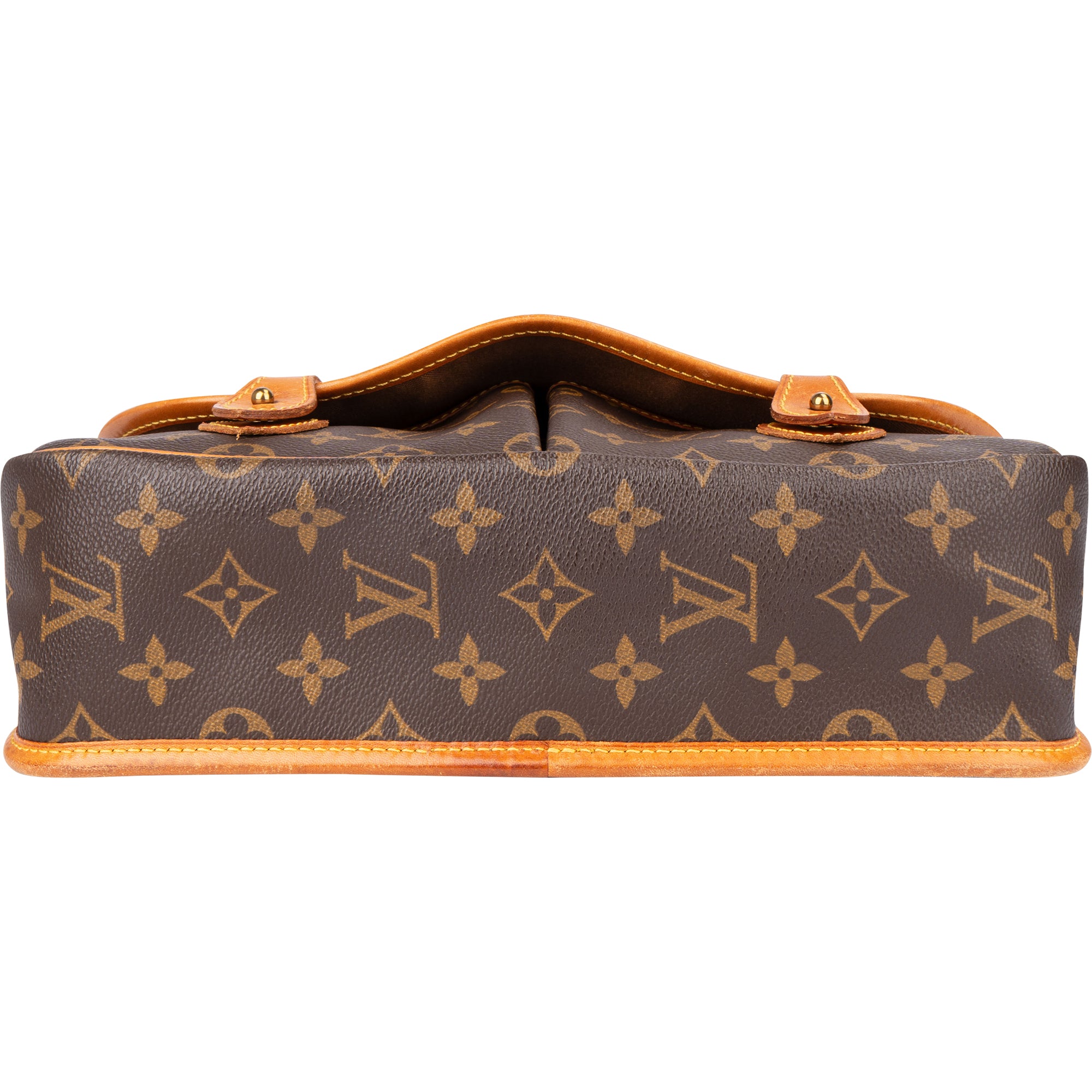 Louis Vuitton Canvas Monogram Gibeciere MM Crossbody Bag