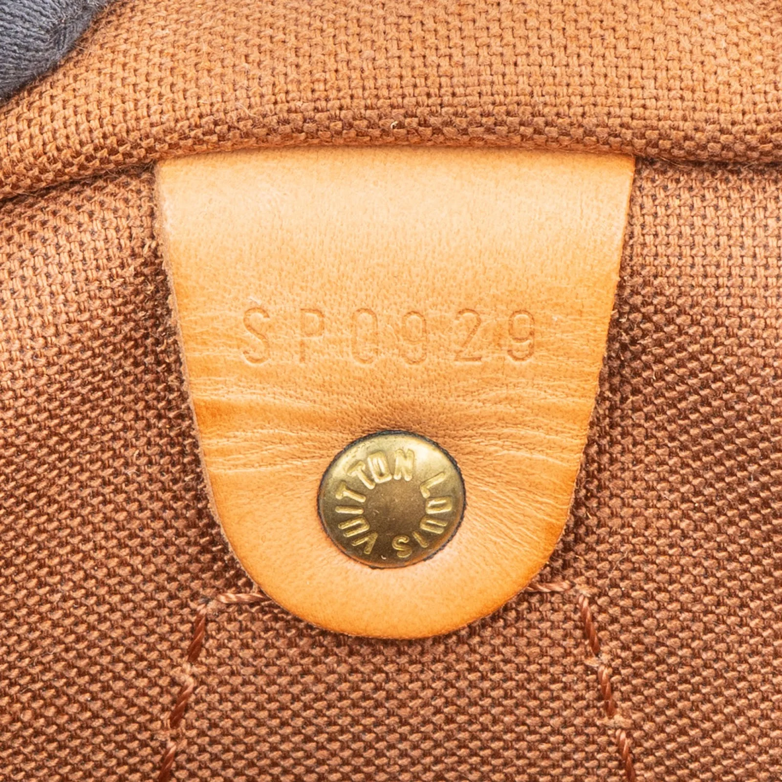 Louis Vuitton Canvas Monogram Speedy 30 Boston Bag