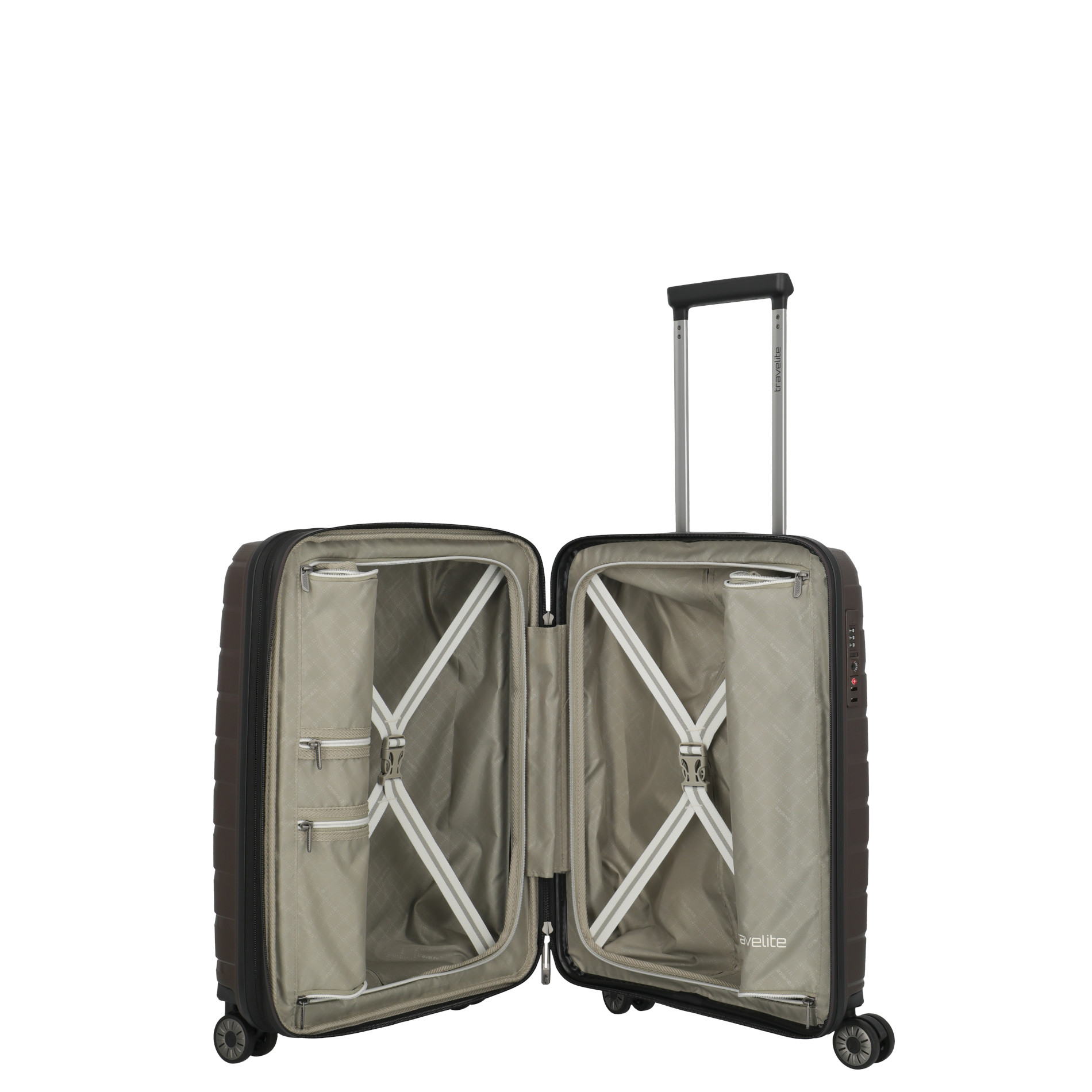 AIR BASE Handgepäck S (55 cm) erweiterbar - Coffee