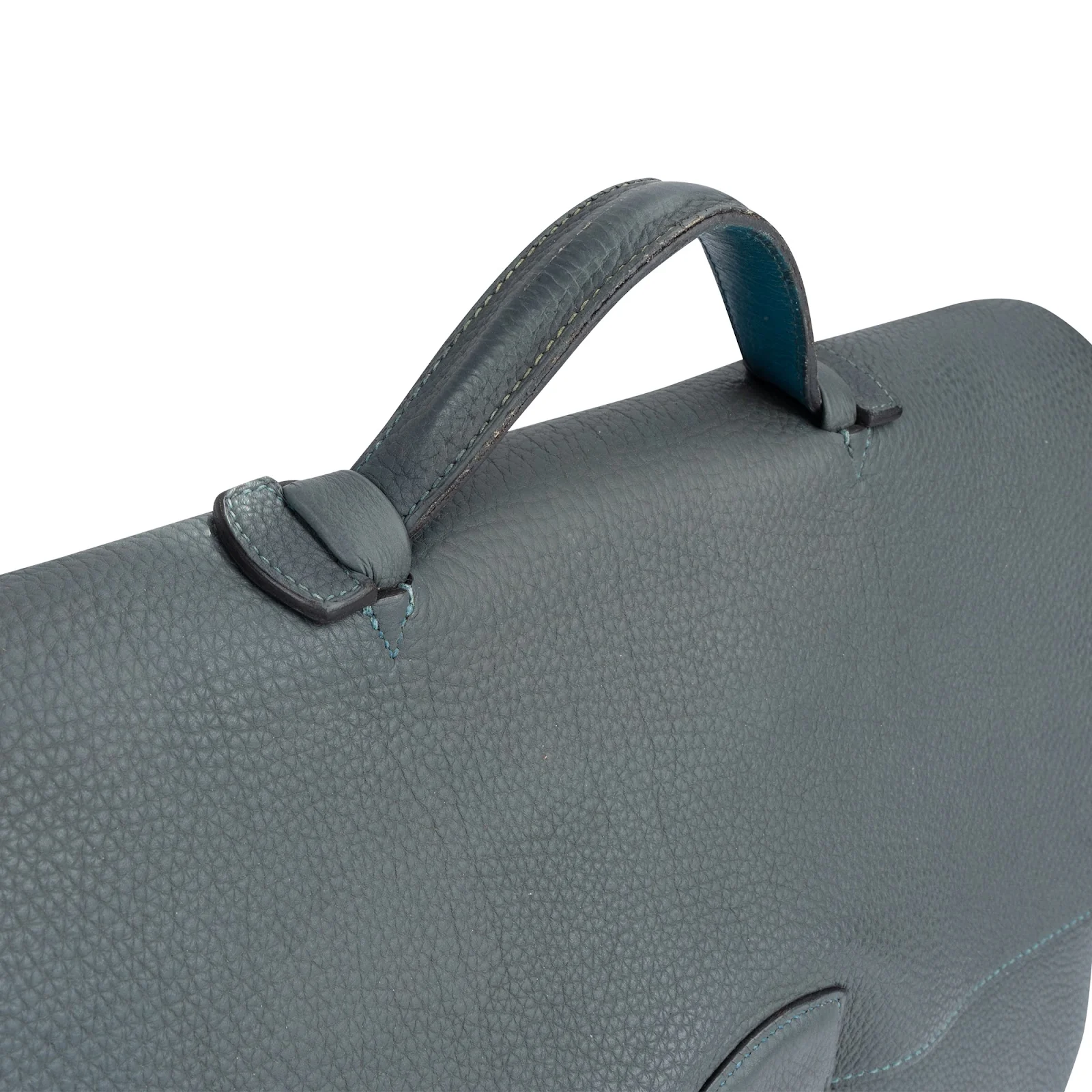 Hermès Gris Togo Leather Sac à Dépêches Business Handbag