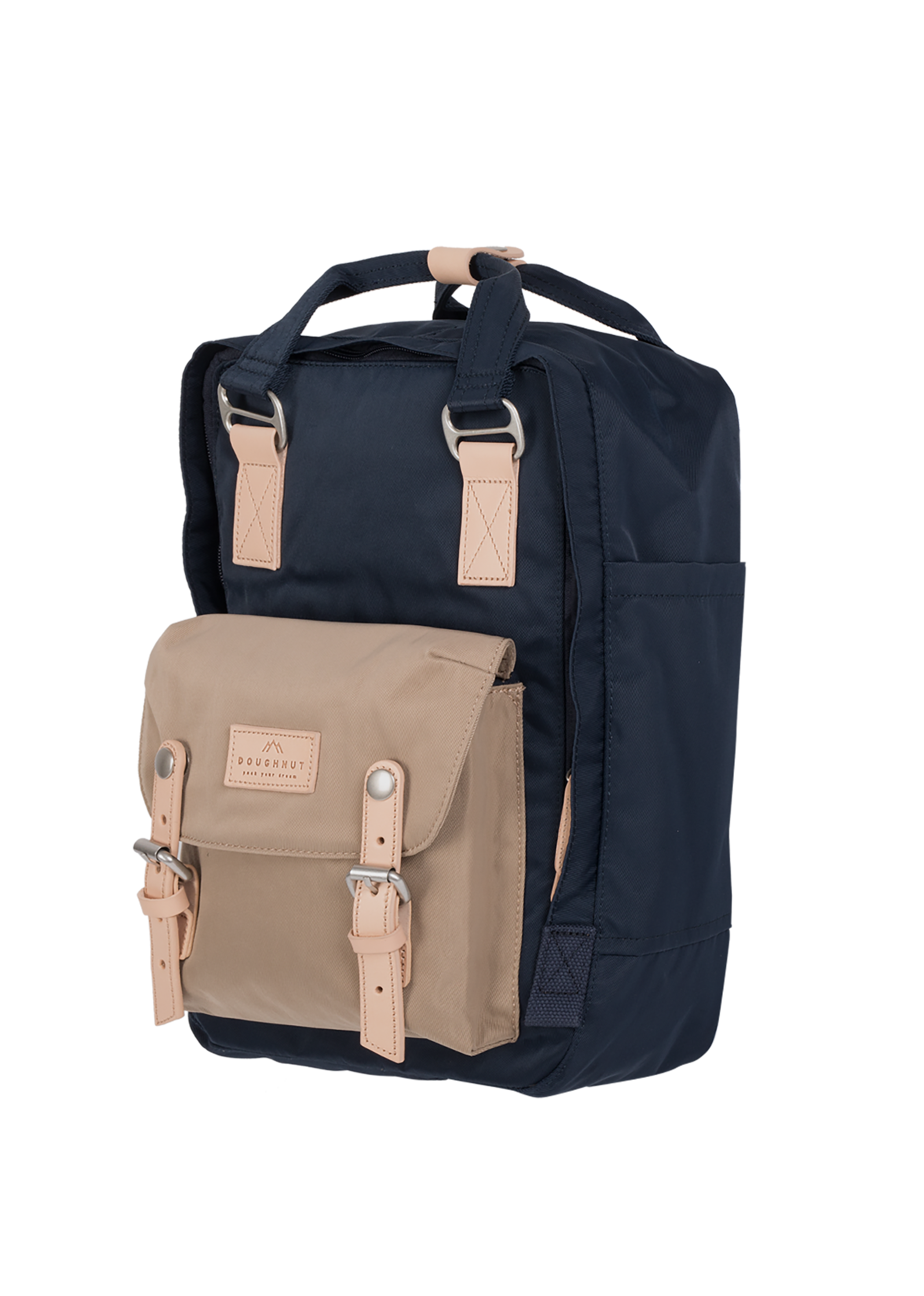 Macaroon Backpack - nautical x almond