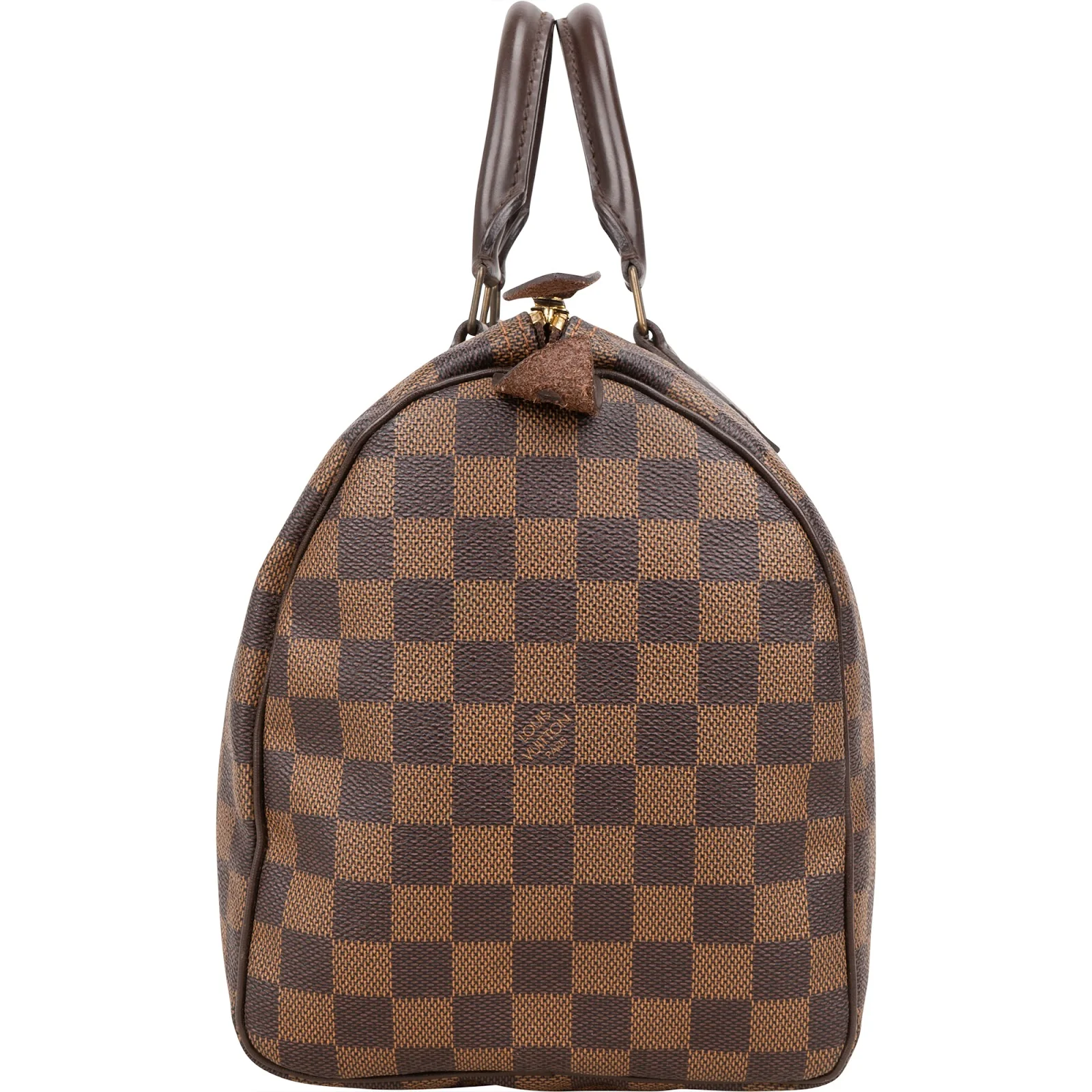 Louis Vuitton Monogram Damier Ebene Speedy 30 Boston Bag