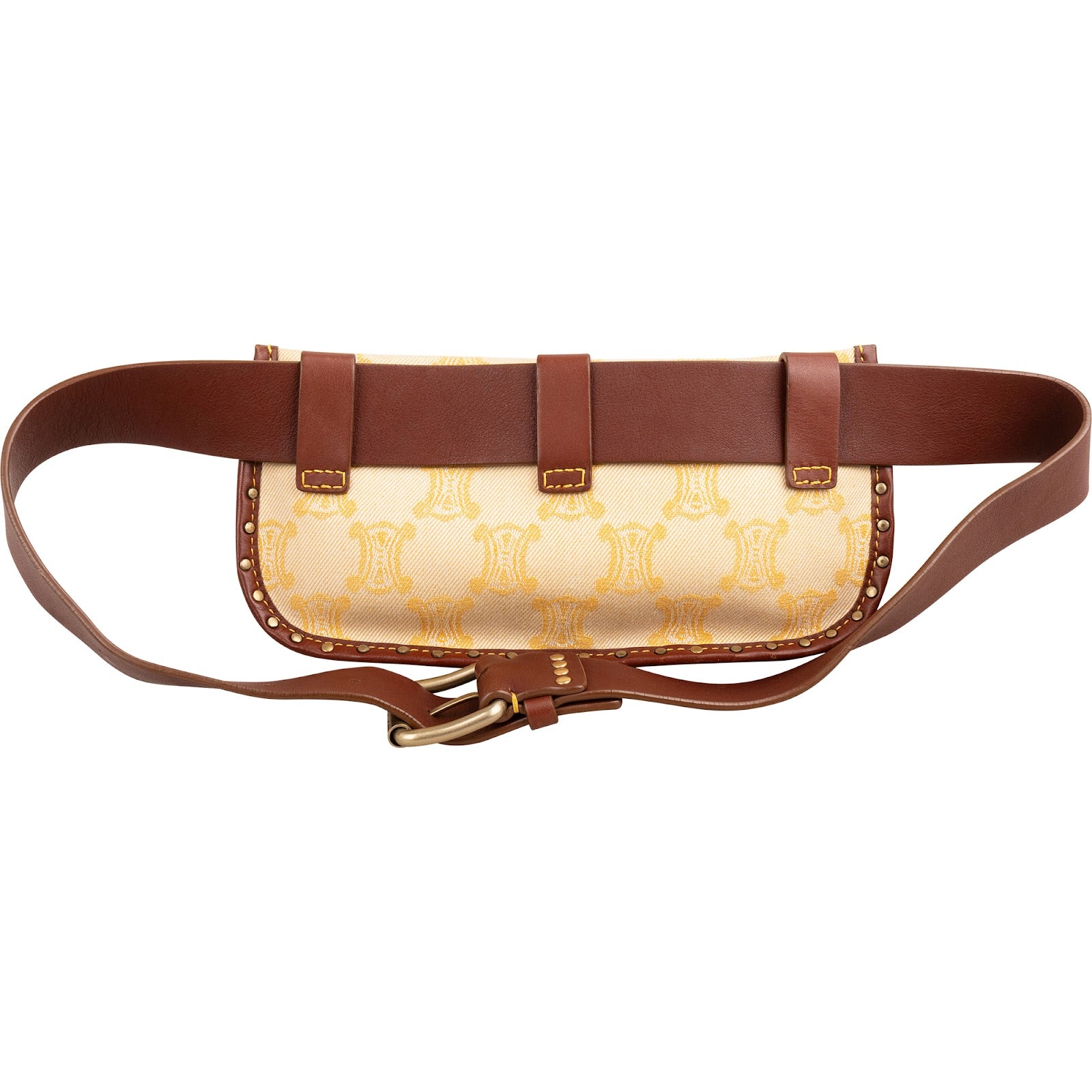 Celine - Triomphe Double Pocket Belt Crossbody Bag