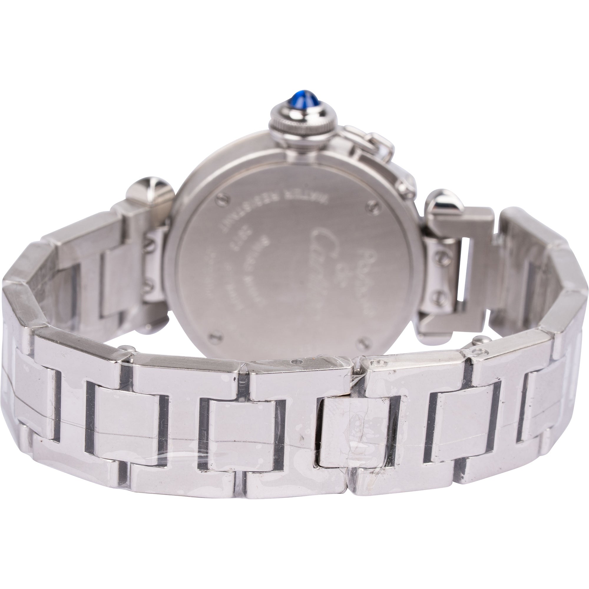 Cartier Silver Tone Miss Pasha Diamond Bezel 2973 Damenuhr