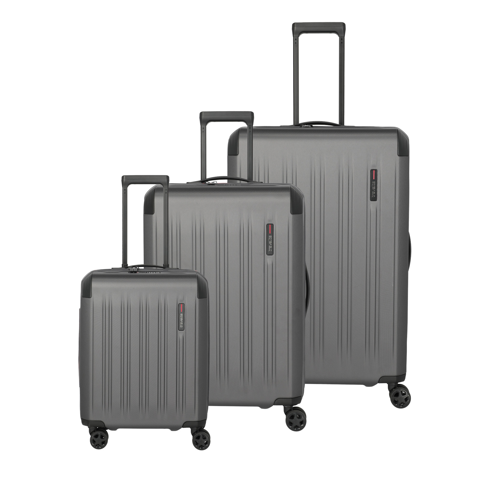 DYNAMIIC Kofferset S/M/L erweiterbar - Anthrazit