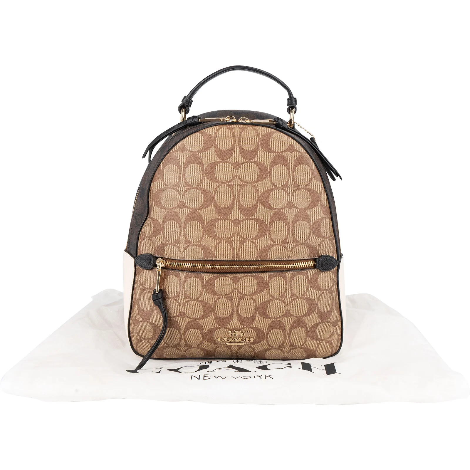 Coach Monogram Signature Canvas Charlie Backpack