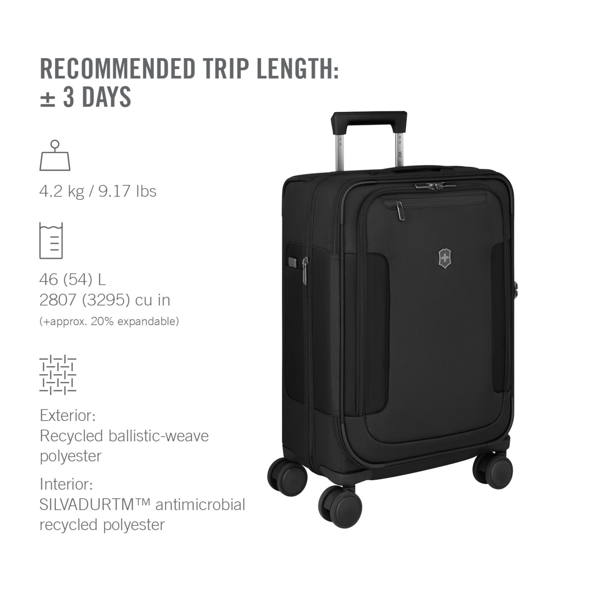 Werks Traveler 7.0 Frequent Flyer Carry-On Business - Black