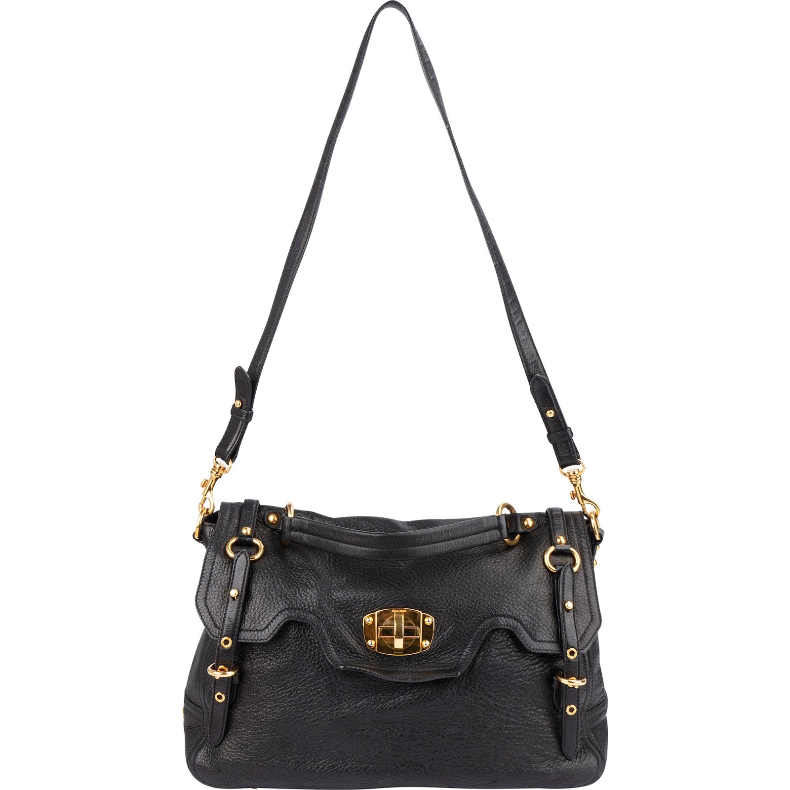 Miu Miu - Turnlock Satchel Shoulder Bag