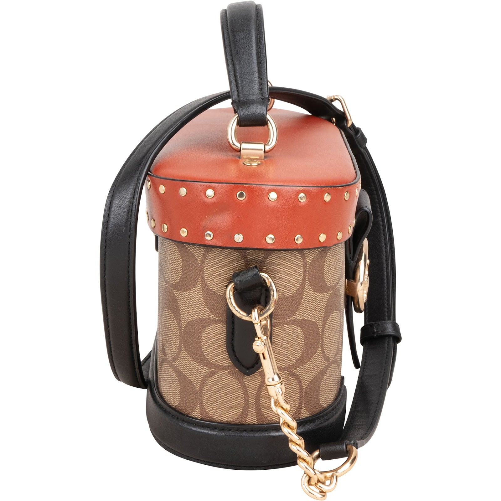 Coach - Georgie Gem Vanity Case Crossbody-tas met klinknagels