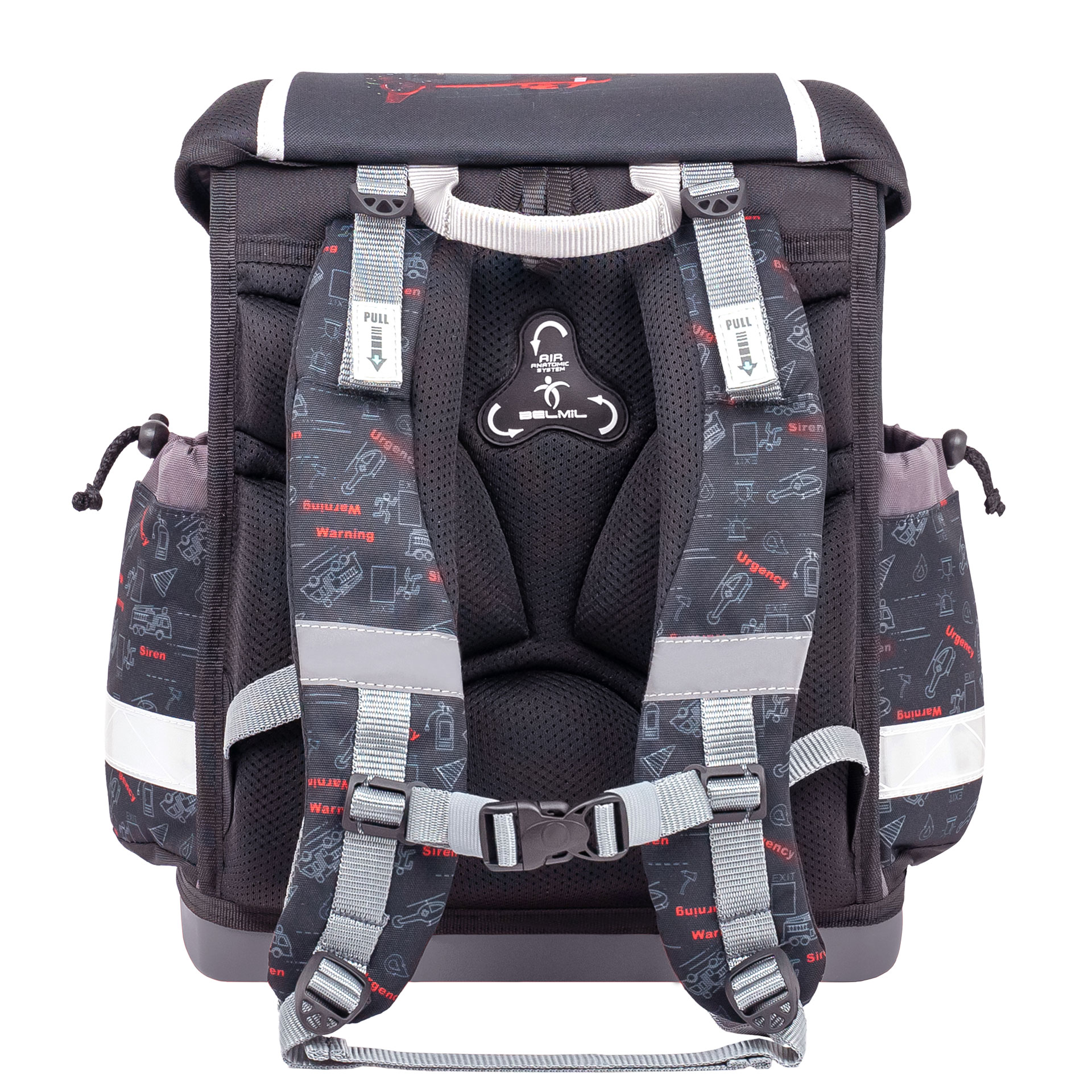 Classy ergonomisches Schulranzen-Set 4-teilig - Firetruck 2 