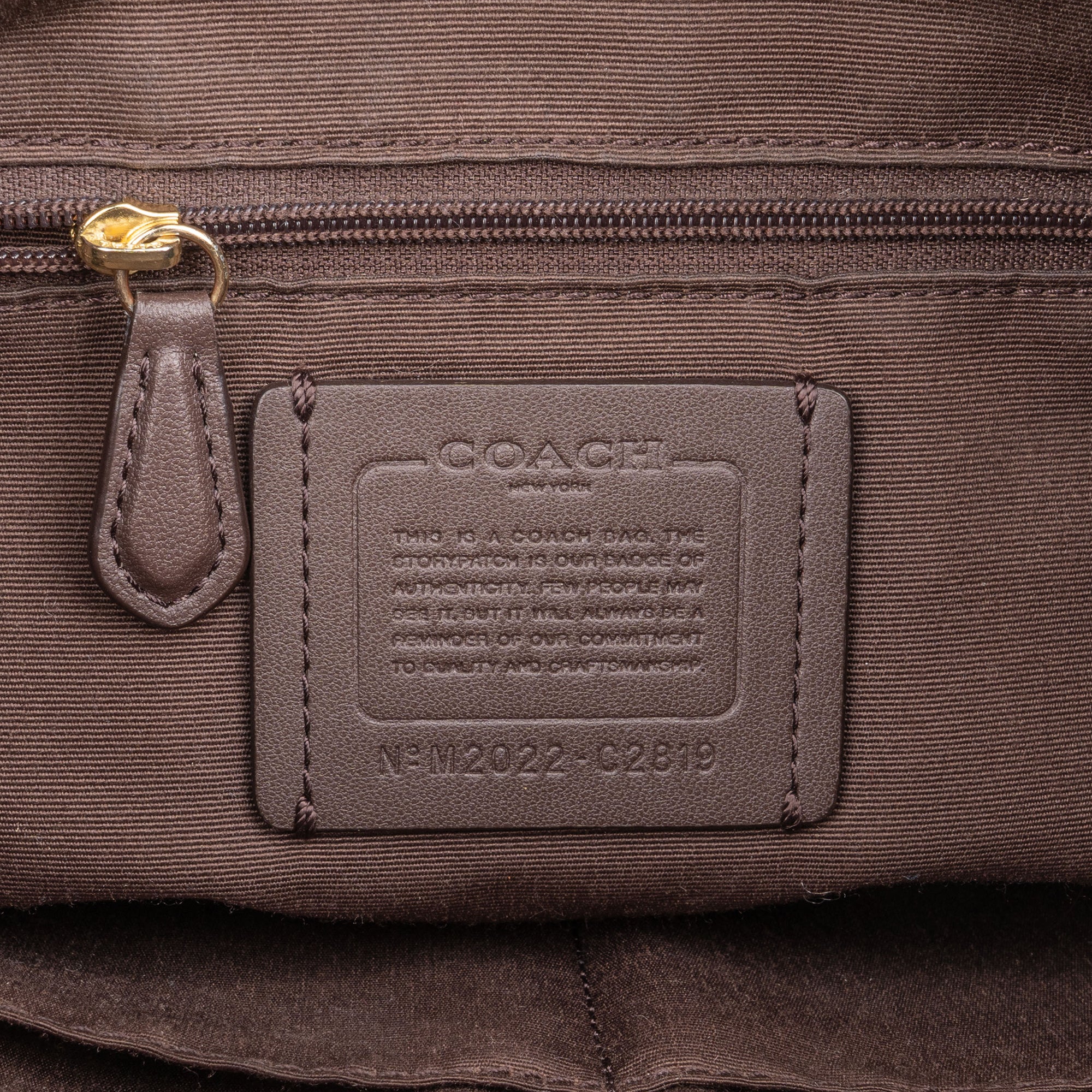 Coach Signature Canvas Monogram Val Crossbody Bag