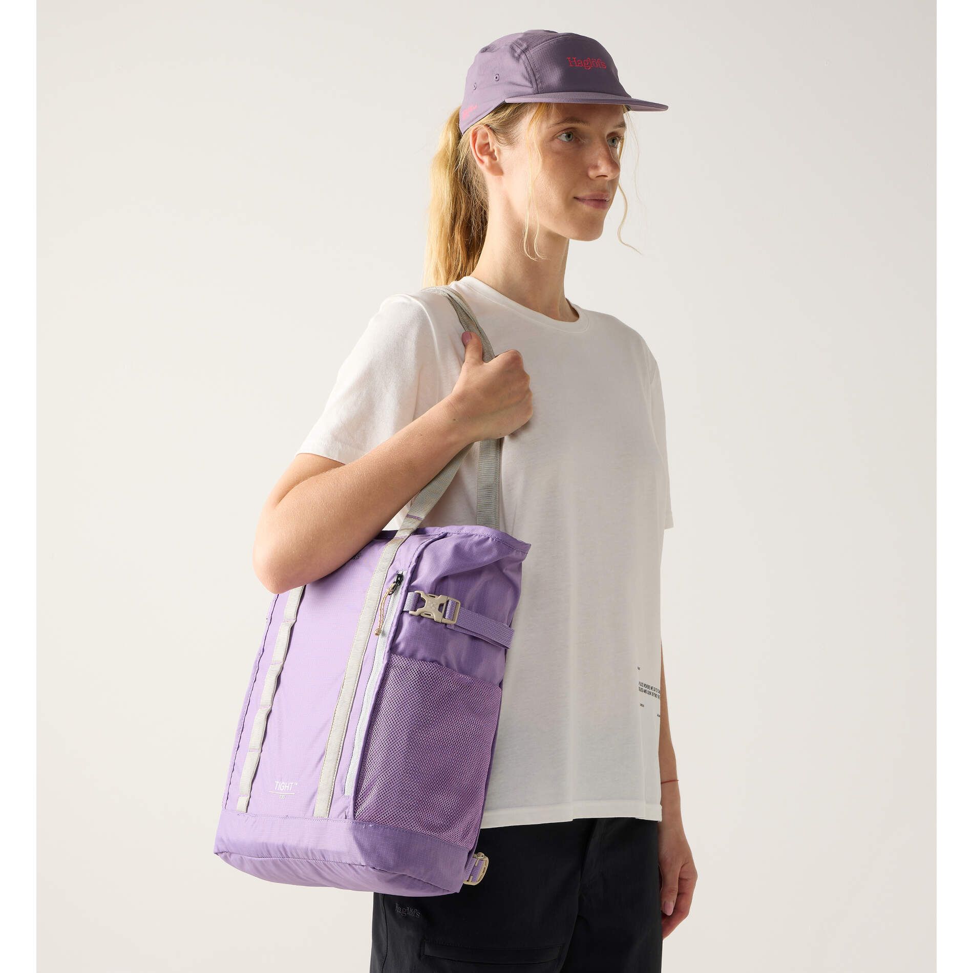 Tight Tote 25 – Purple ice/Chalk beige