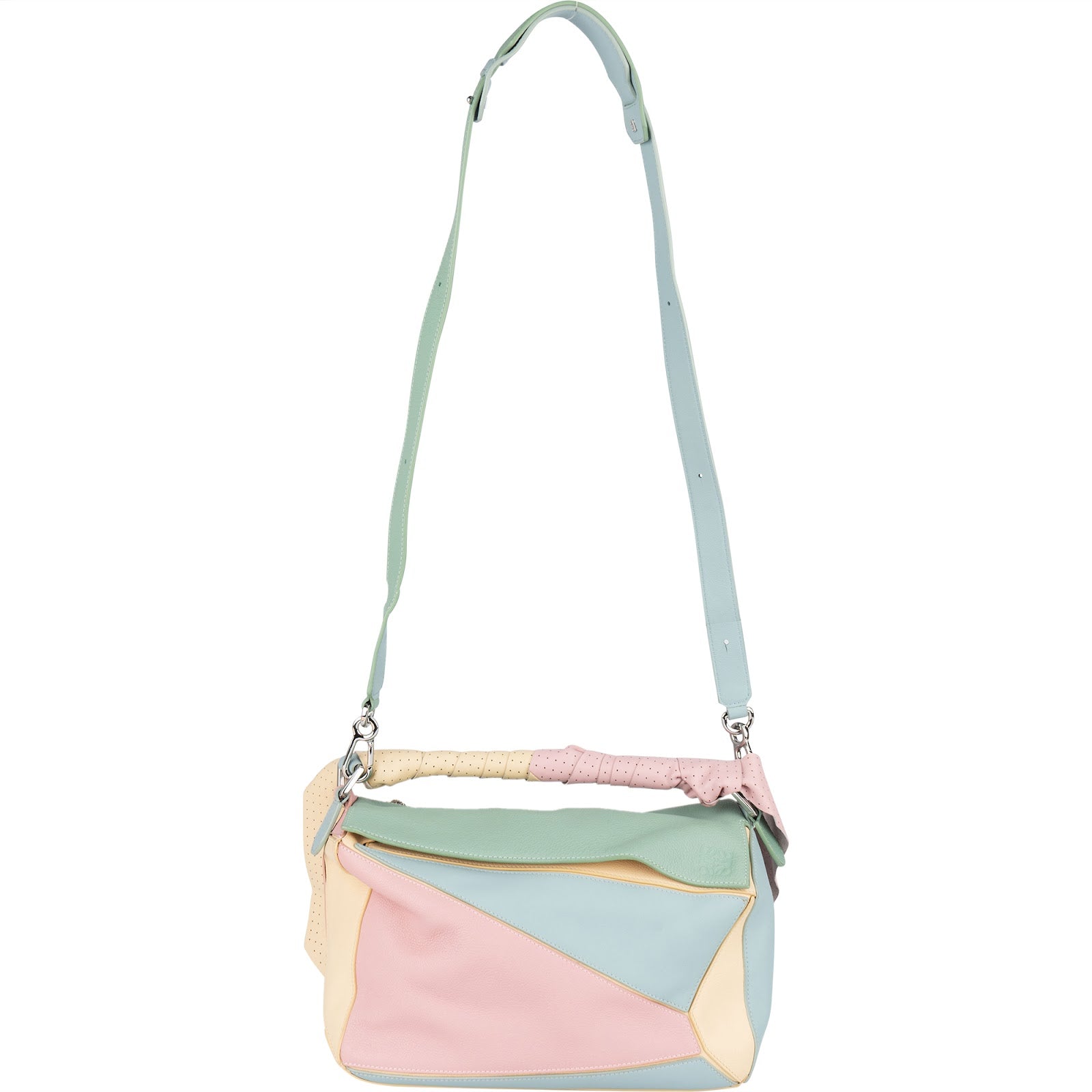 Sac à bandoulière Loewe « Puzzle » en cuir multicolore