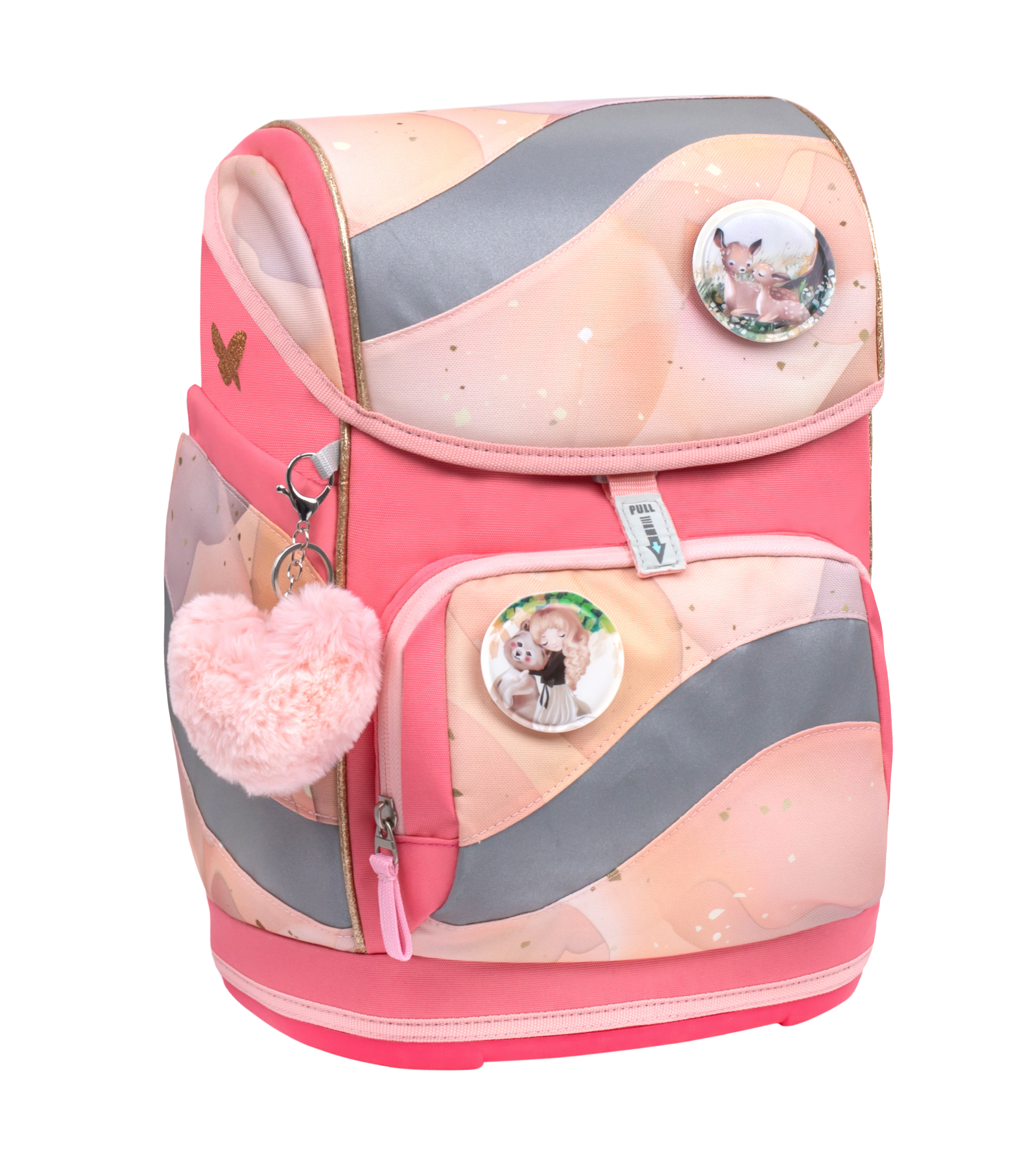 5-częściowy zestaw saszetek Smarty z 6 naszywkami - Marble