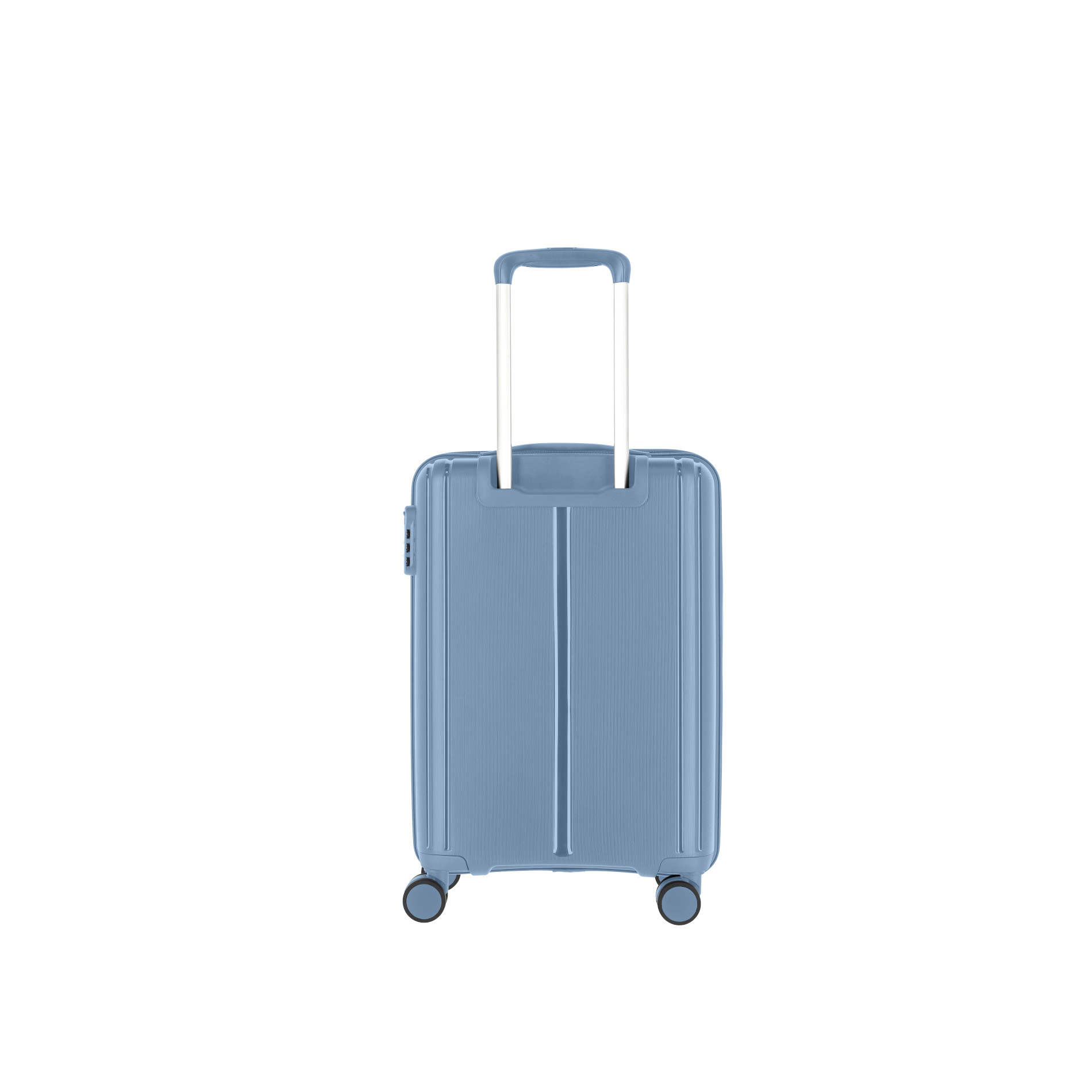 VAKA cabin luggage S with 4 wheels - blue-grey