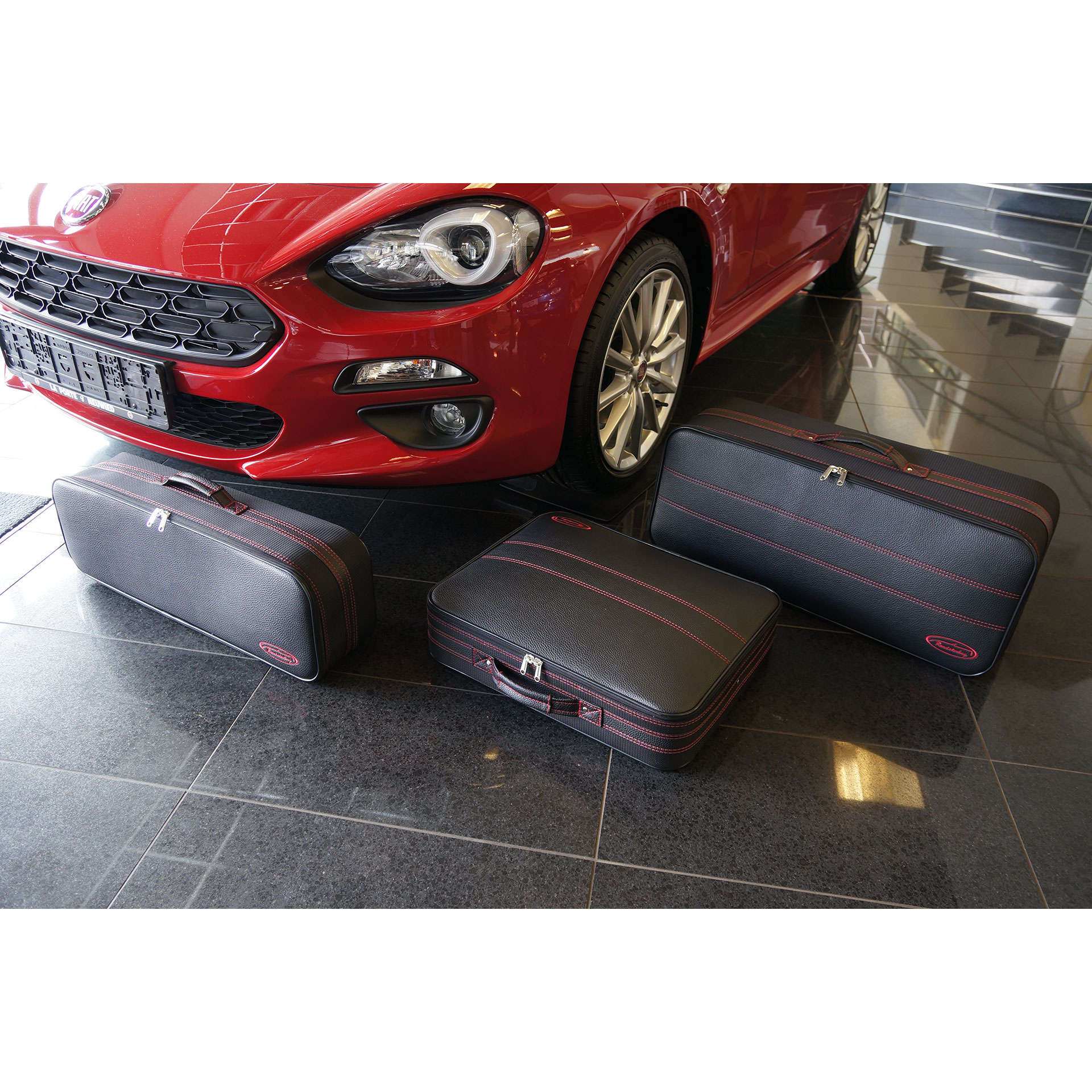 Envelope Style Trunk Cargo Net For FIAT 124 Spider 2017-2020 – Black, Direct Replacement (82215029)