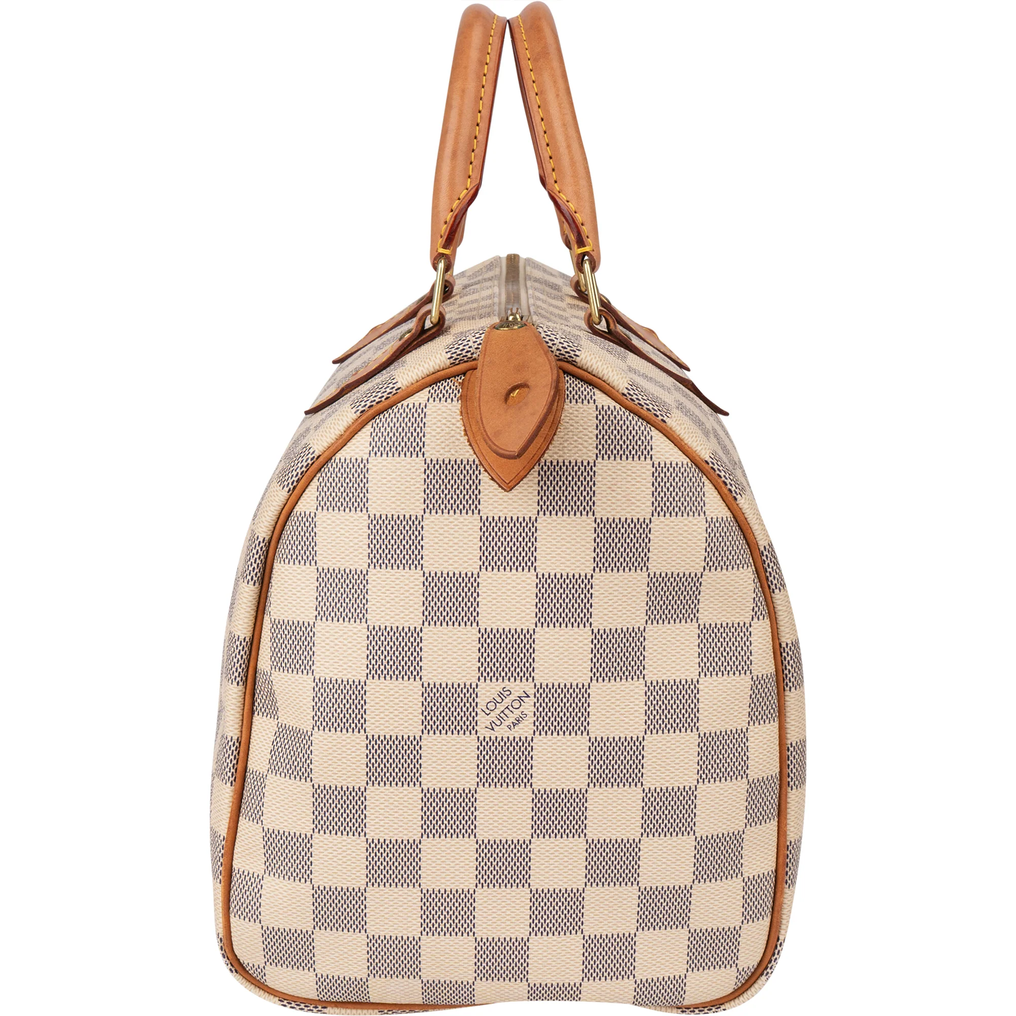 Louis Vuitton Damier Azur Monogram Speedy 30 Boston Bag
