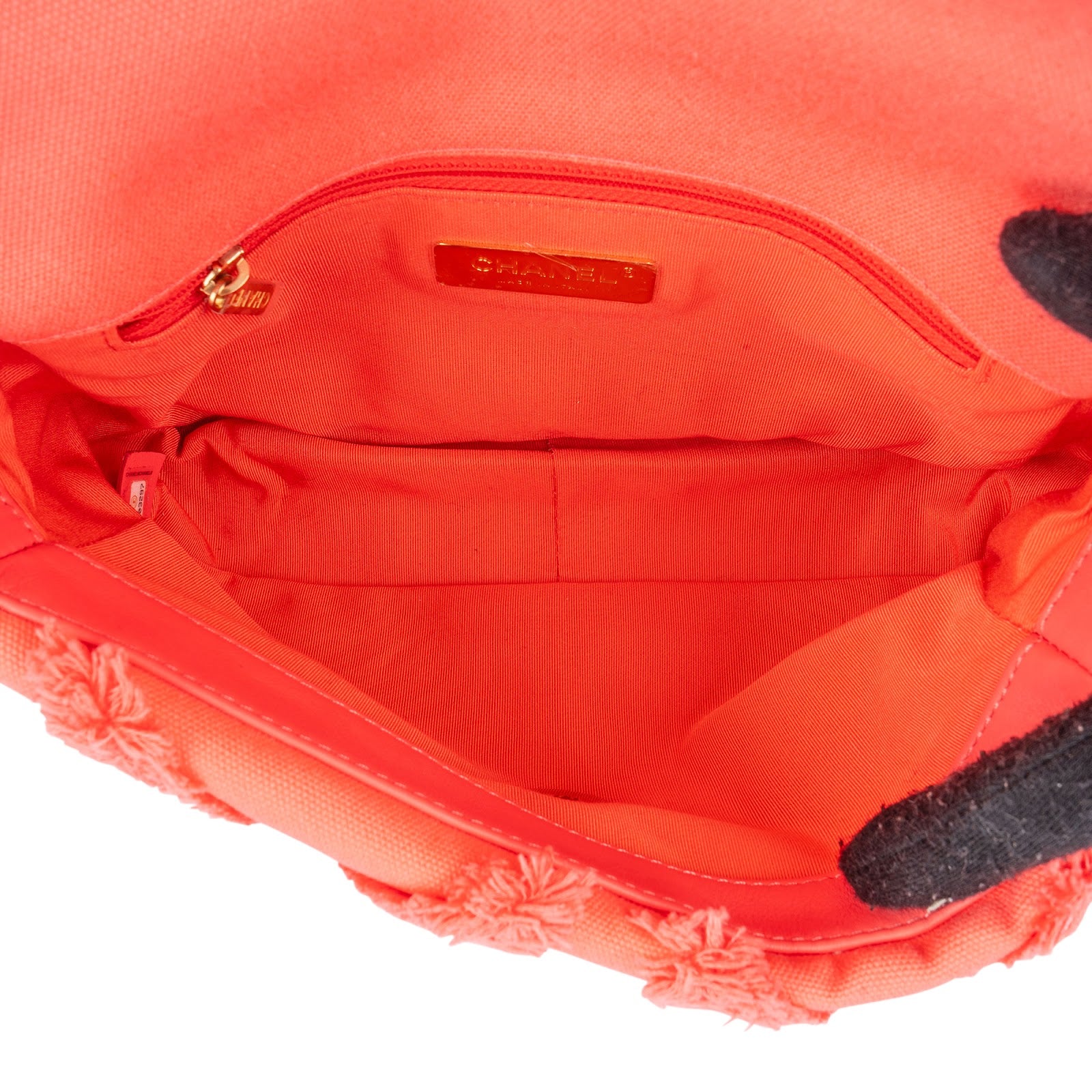 Chanel 19 Frayed Canvas Crossbody Bag