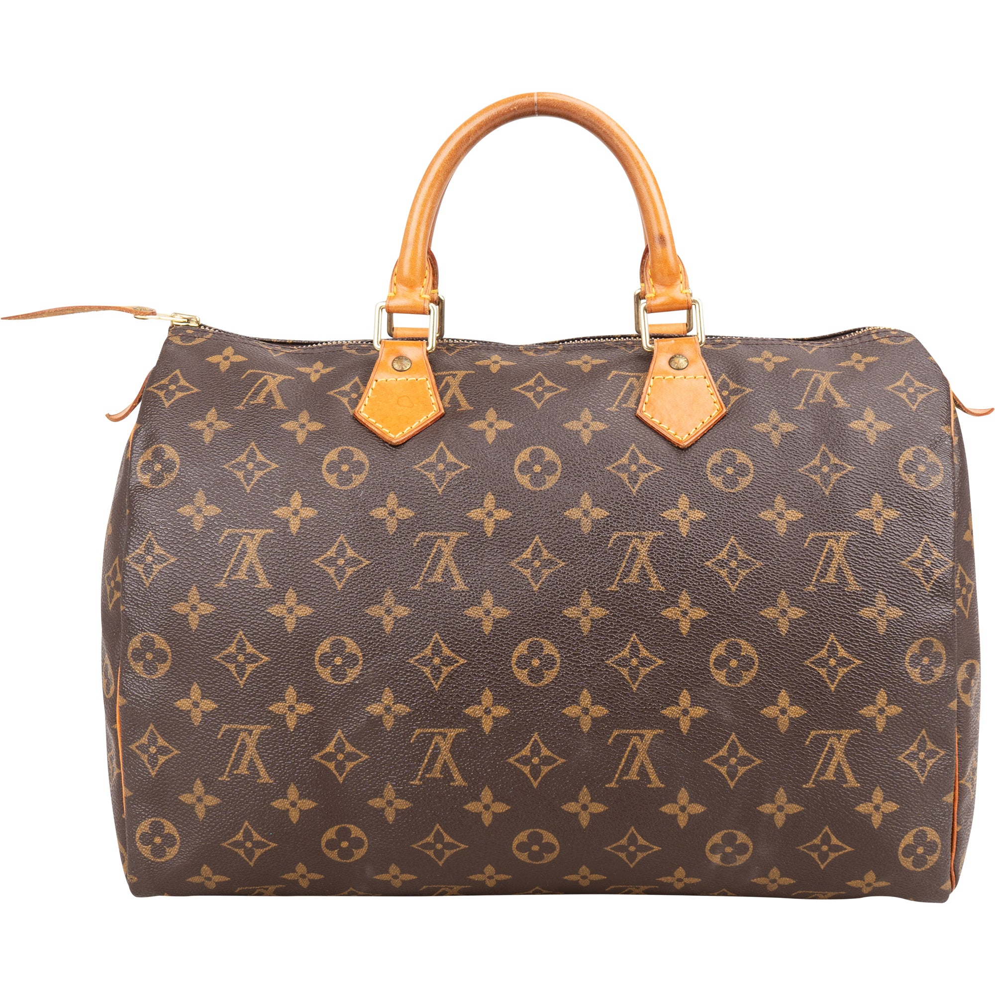 Louis Vuitton Canvas Monogram Speedy 35 Boston Bag