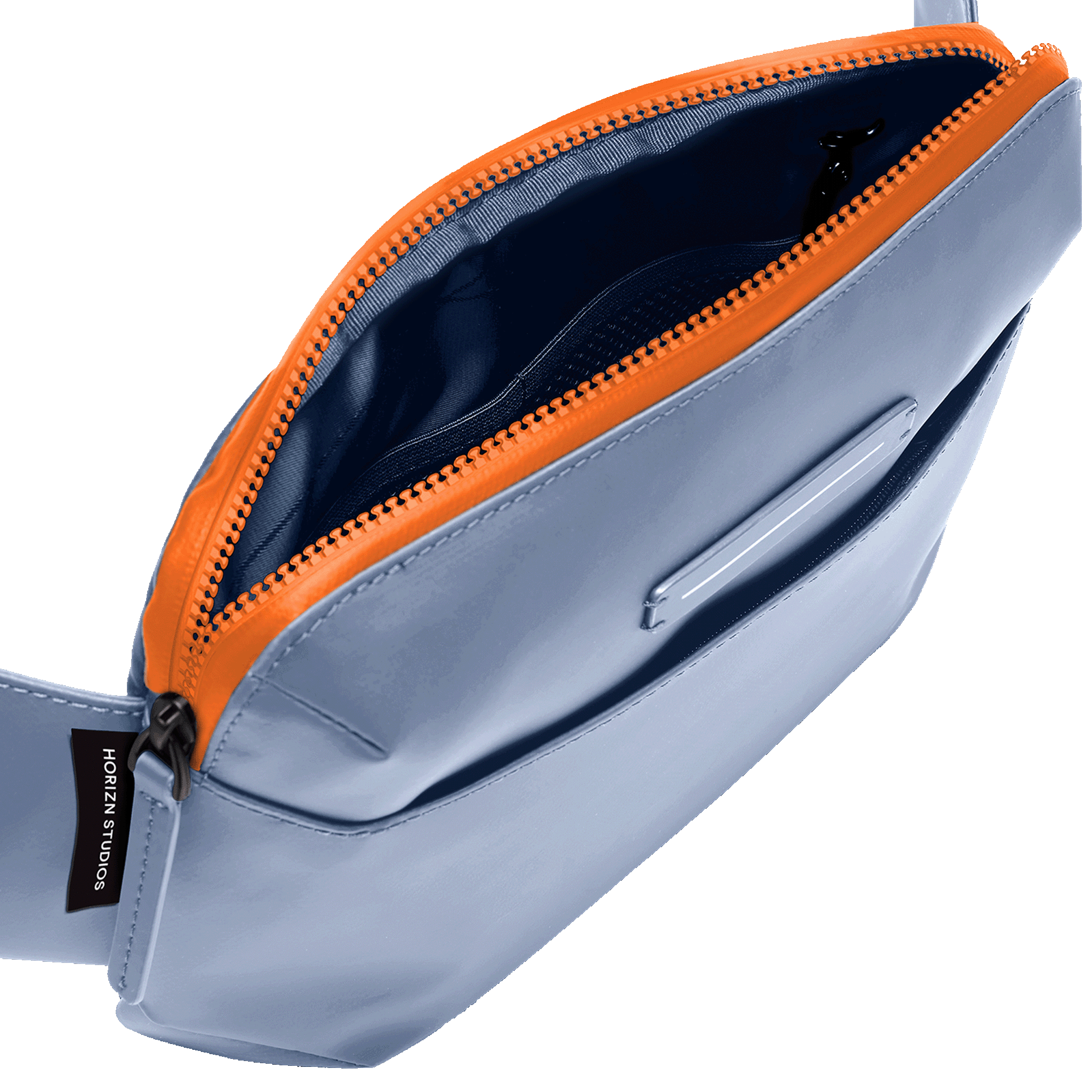 Gion Crossbody Bag M - Blue Vega/Neon Orange