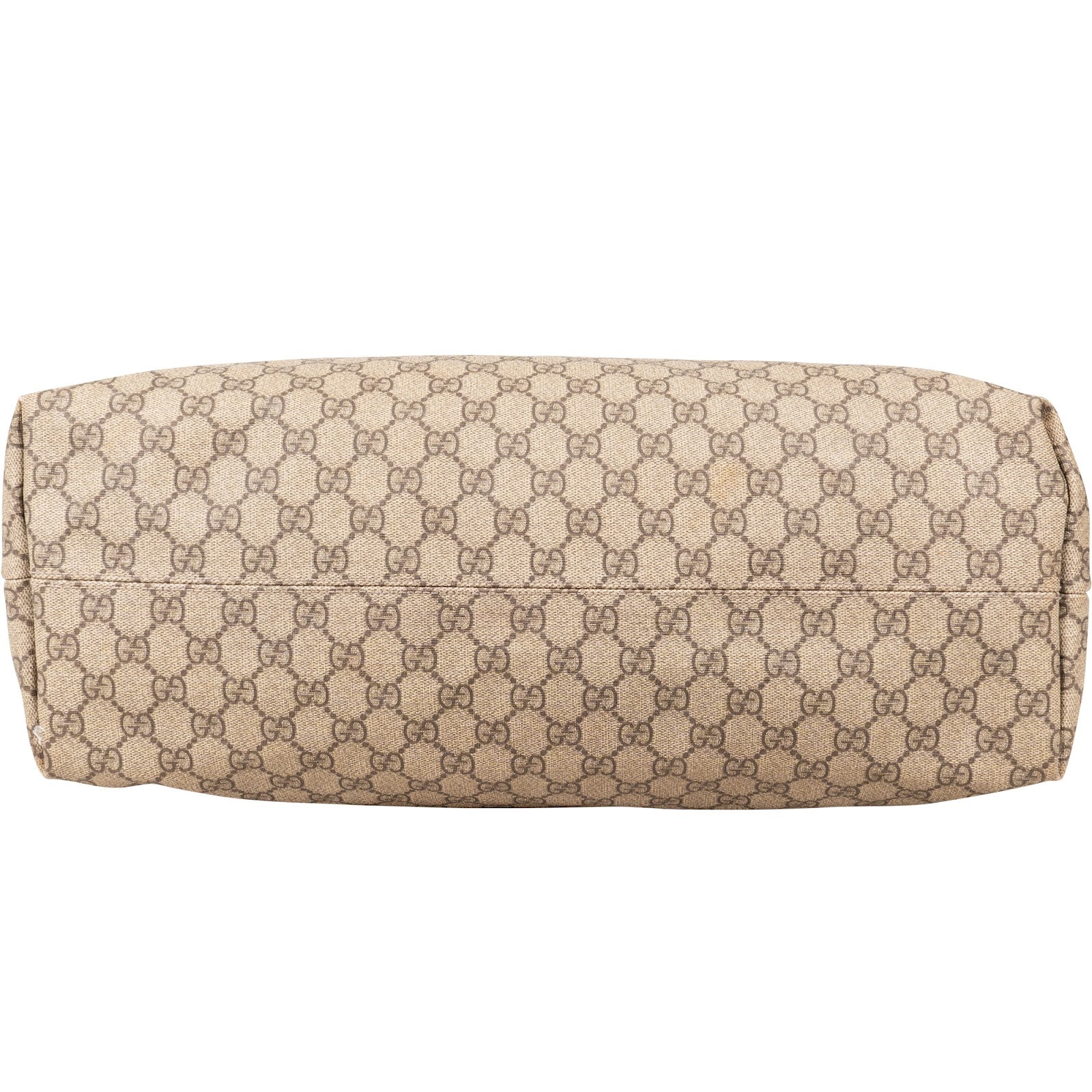 Gucci Monogram GG Supreme Large Tote Crossbody Bag