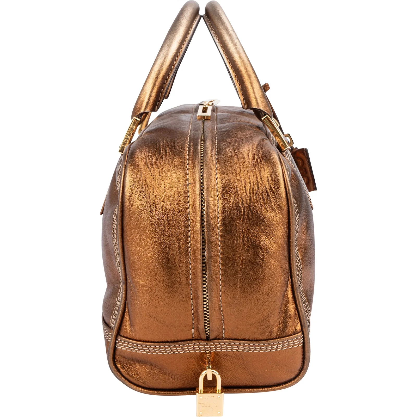 Loewe Metallic Leather Amazona 28 Handbag