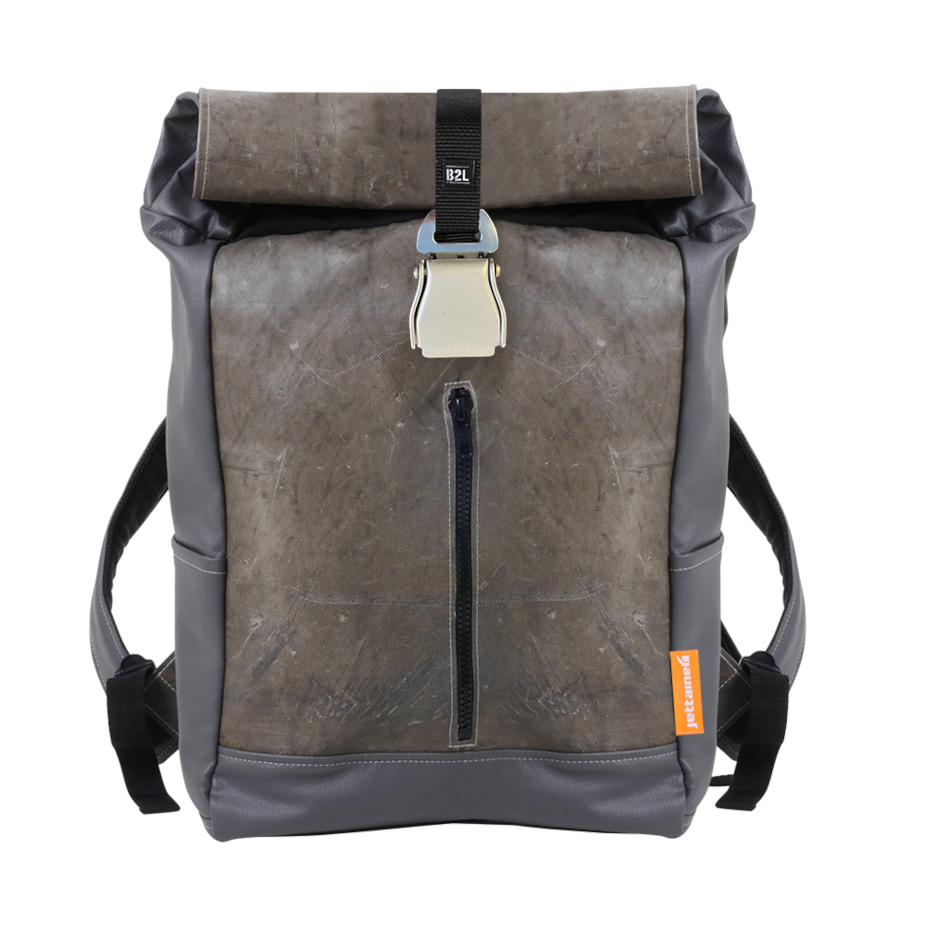 Jettainer ULD Rolltop Rucksack - grau