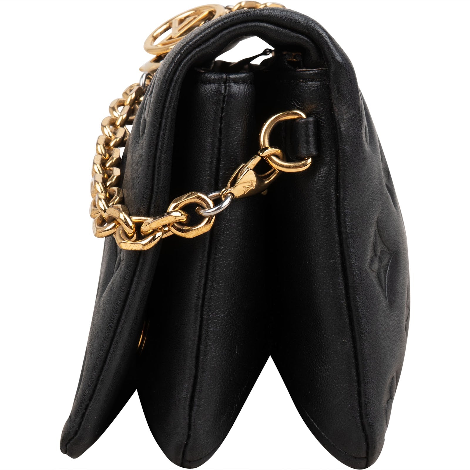 Louis Vuitton Bubblegram Monogram Lambskin Coussin Crossbody Bag