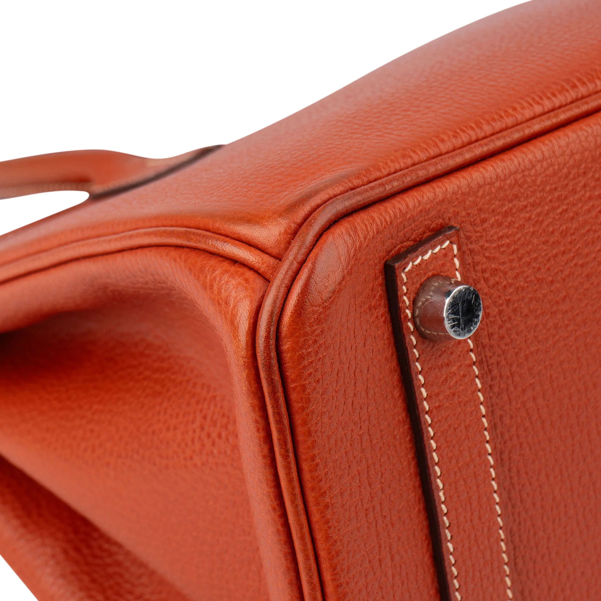 Hermès Birkin 30 Ardennes Leather Palladium Hardware Handbag