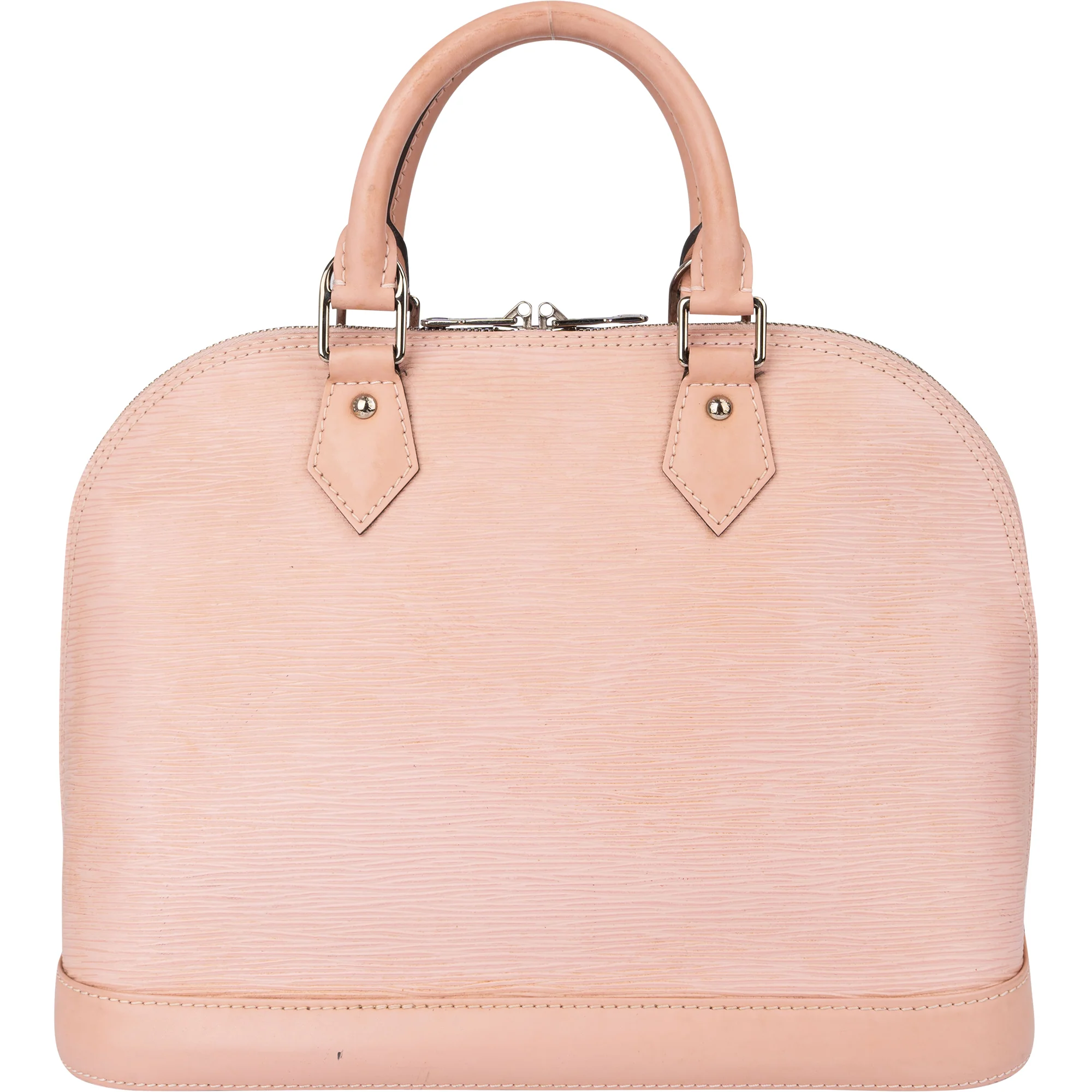 Louis Vuitton Rose Balleri Epi Leather Alma PM Handbag