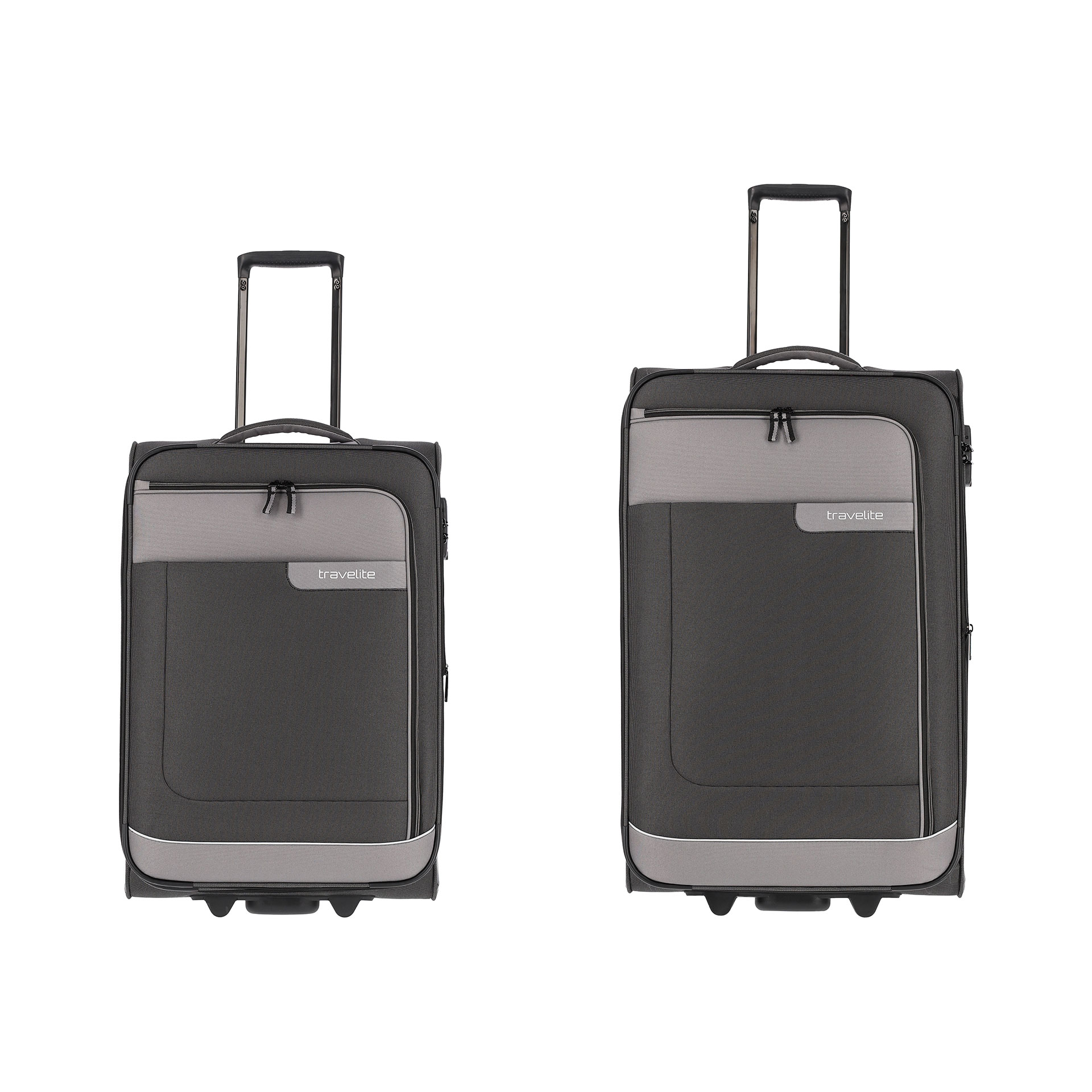 VIIA Kofferset 4 Rollen Größe L/M - Schiefer