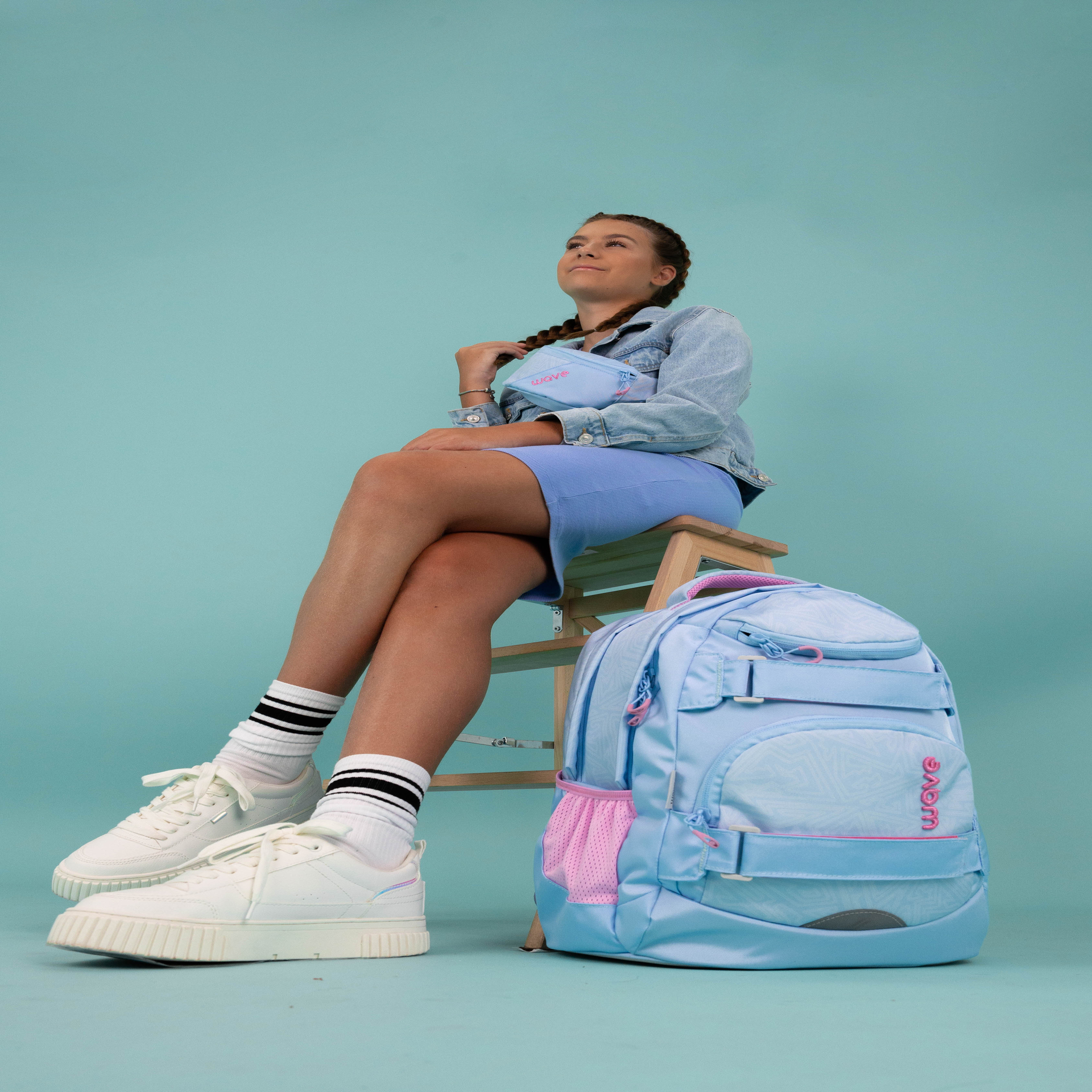 Wave Infinity Move Schulrucksack - Waves Lavender