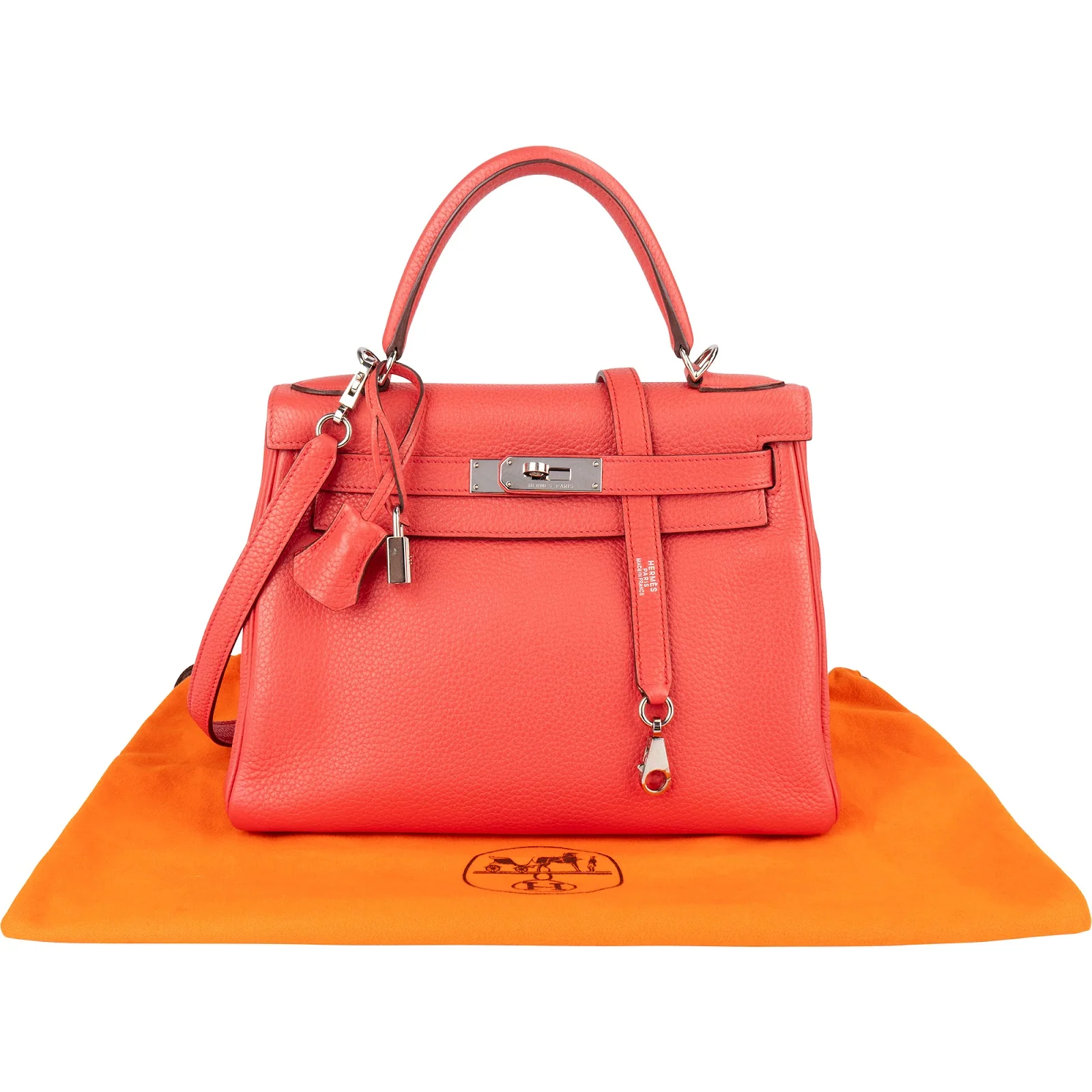 Hermès Rose Togo Kelly 28 Handbag