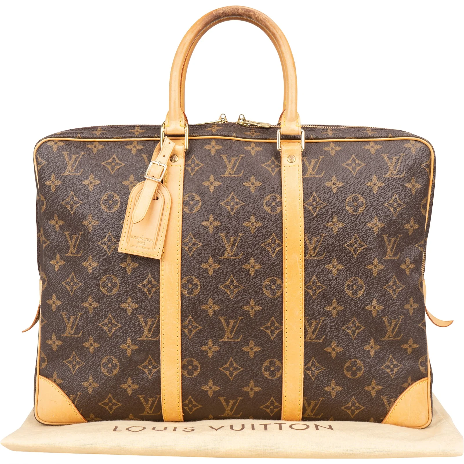 Louis Vuitton Monogram Canvas Porte-Documents Aktentasche