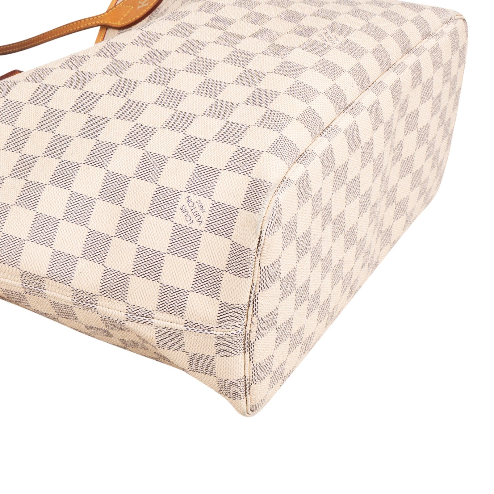 Torba na zakupy Louis Vuitton Neverfull MM z płótna Monogram Damier Azur