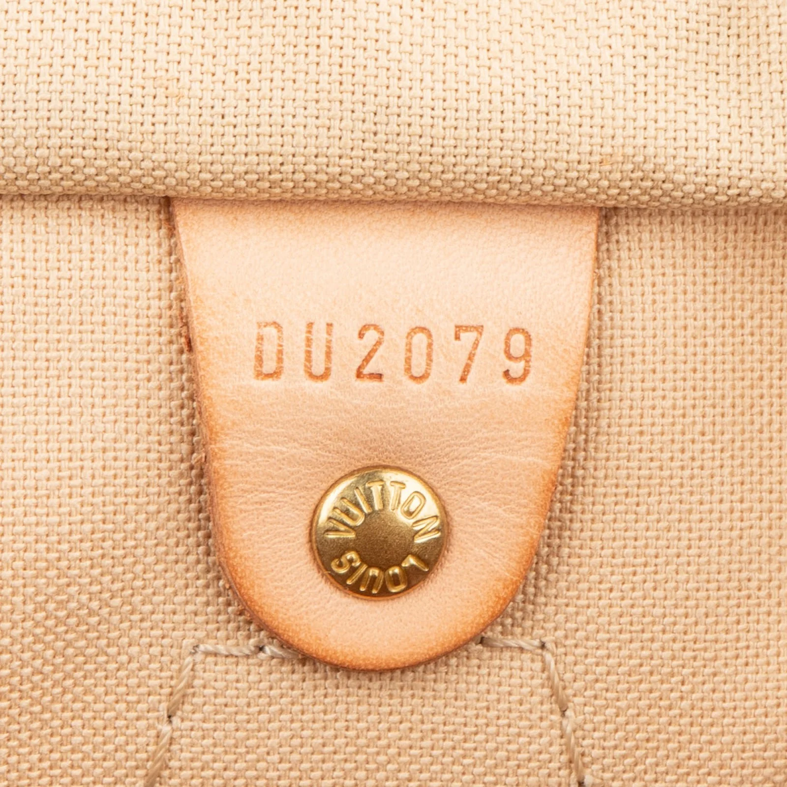 Louis Vuitton Monogram Damier Azur Canvas Speedy 35 Boston Bag