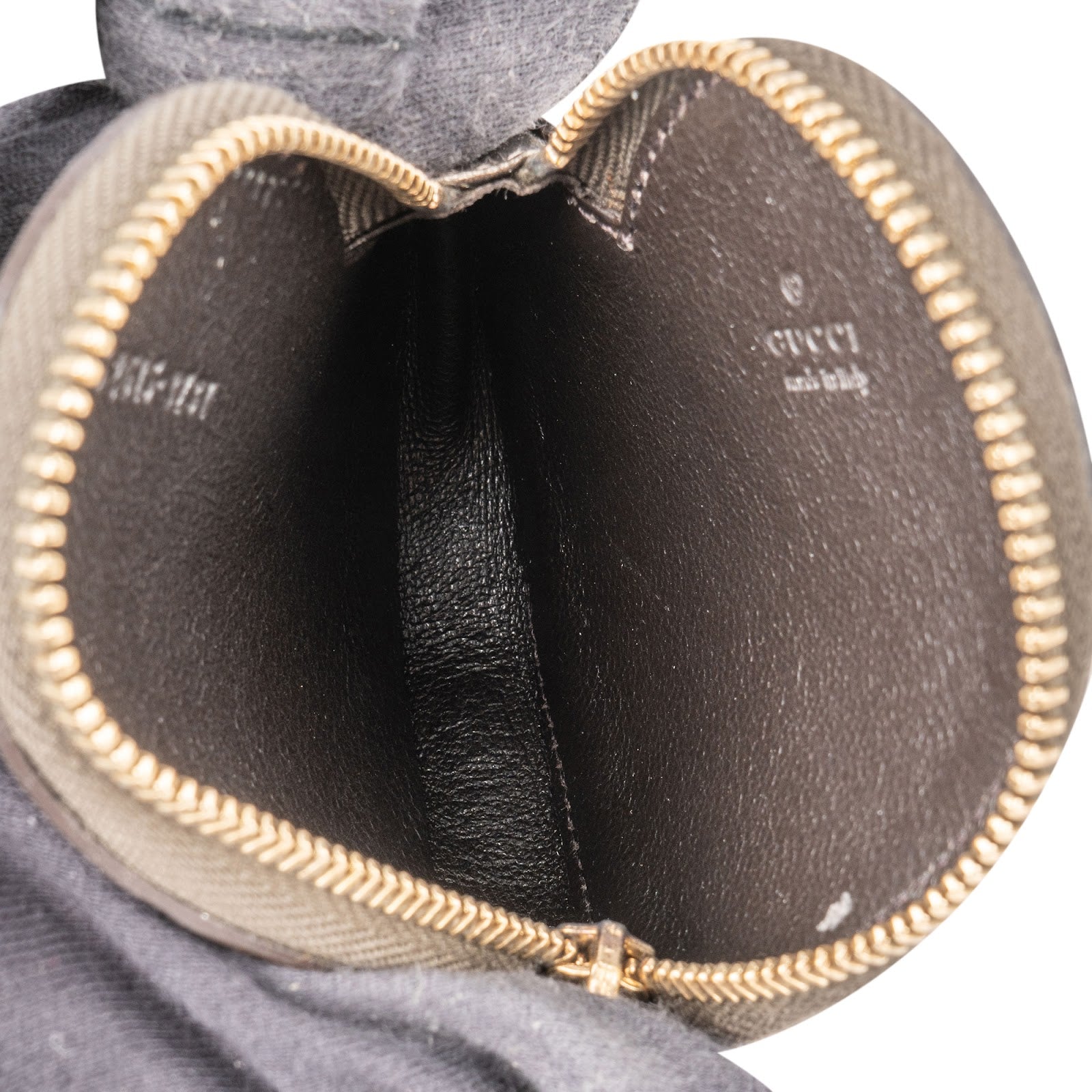 Gucci Guccissima Leather Heart Shaped Coin Purse