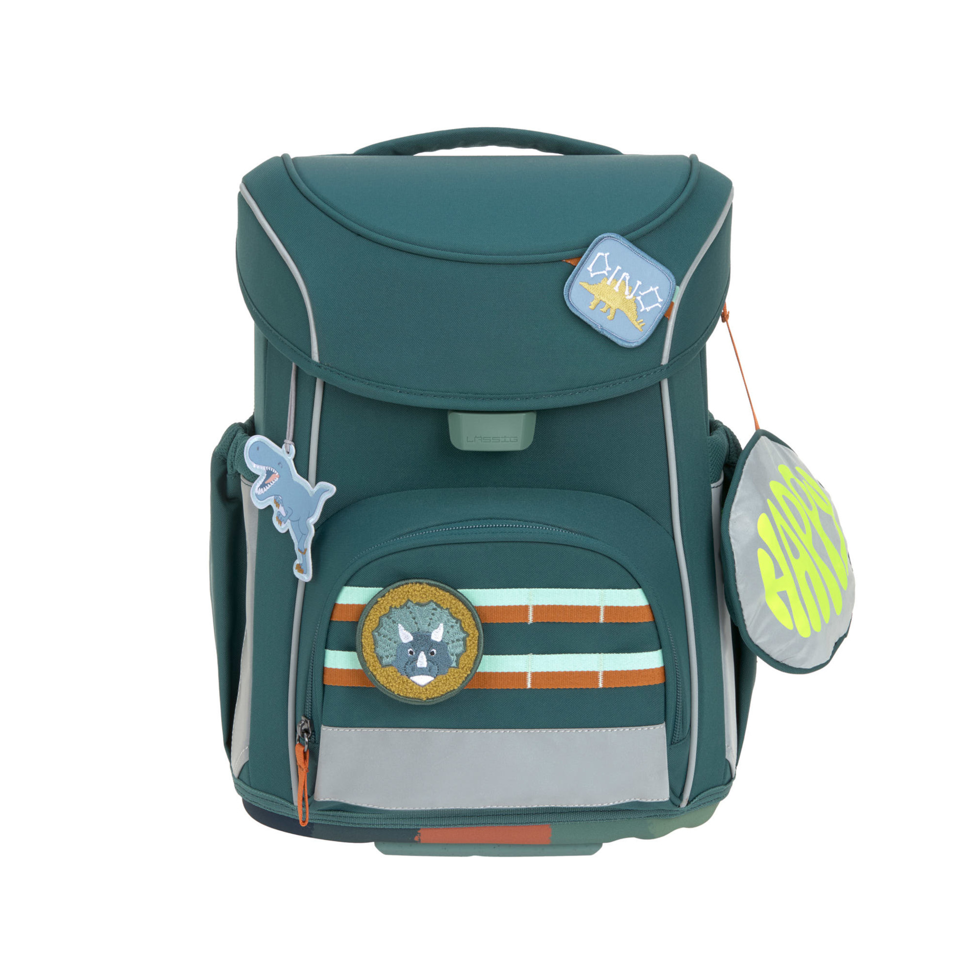 School Set Slim Unique Schulranzenset 6tlg. - dark green