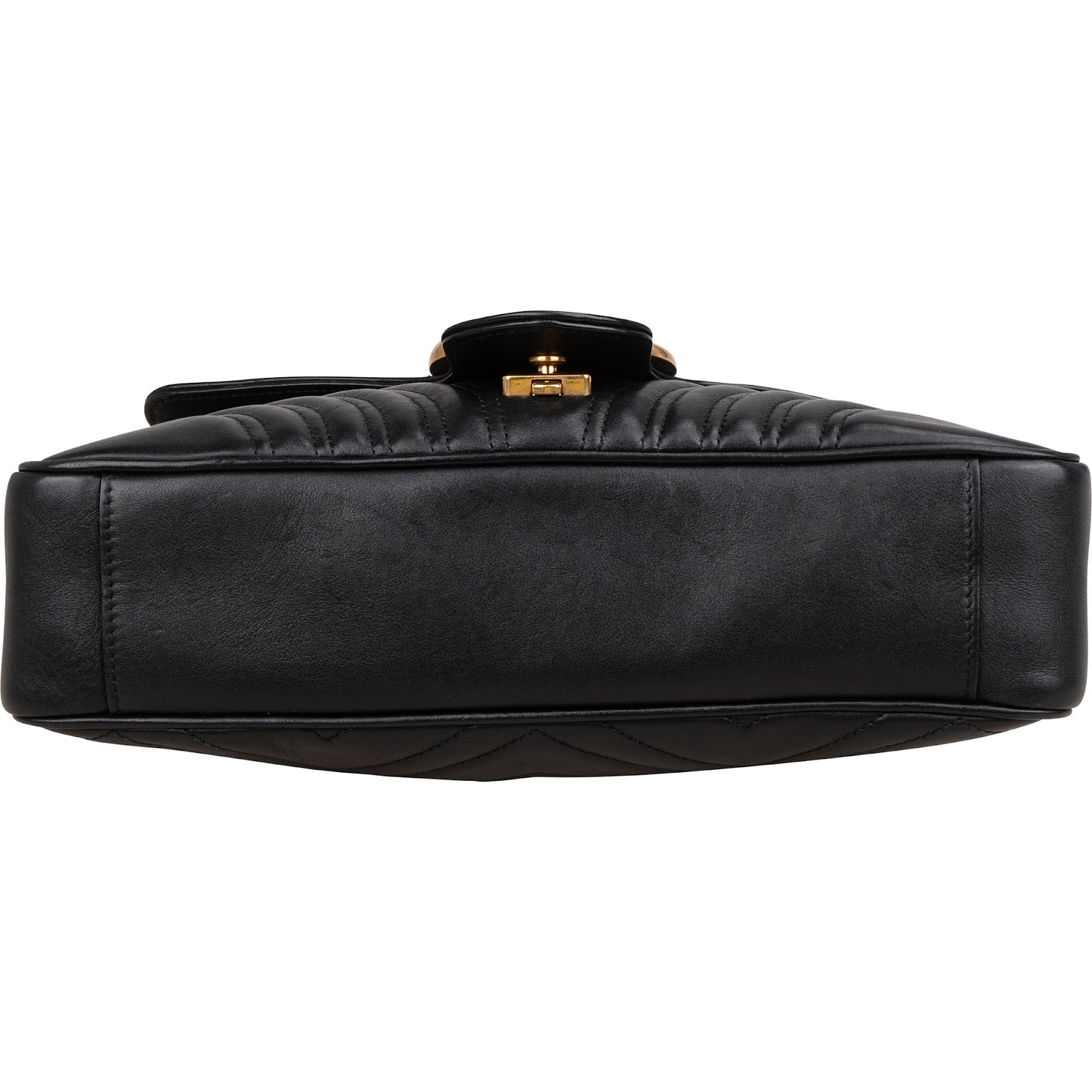 Gucci Matelassé Leather GG Large Marmont Crossbody Bag