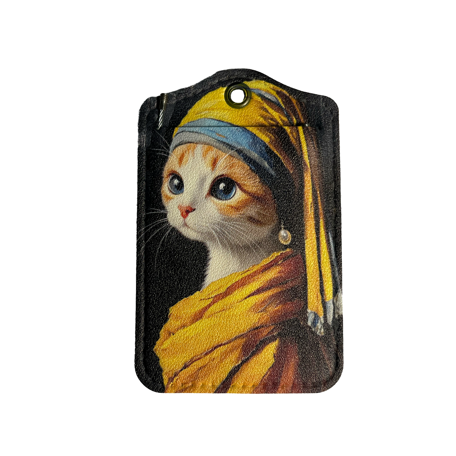 Katze mit dem Perlenohrring