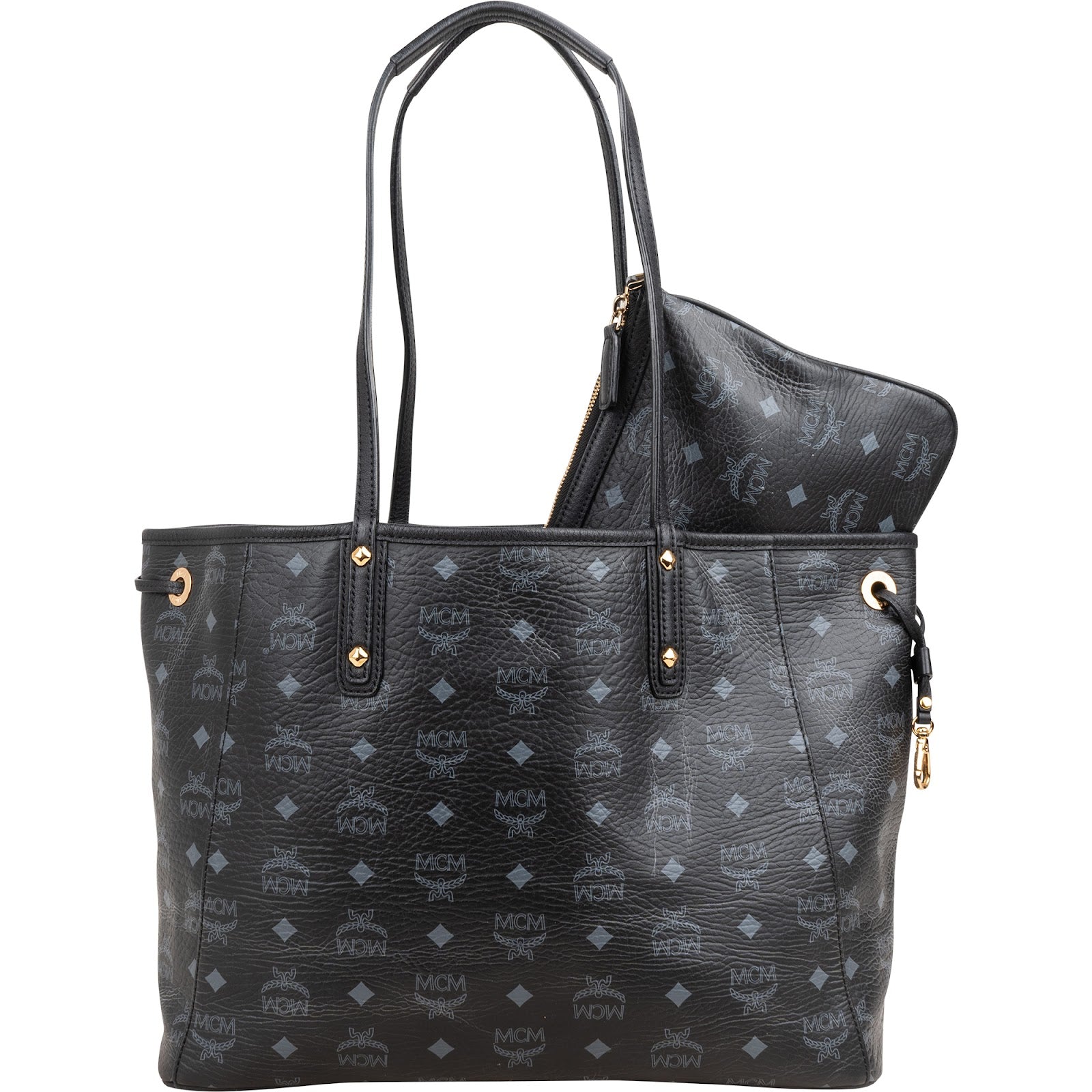 MCM Monogram Visetos Liz omkeerbare shopper-schoudertas