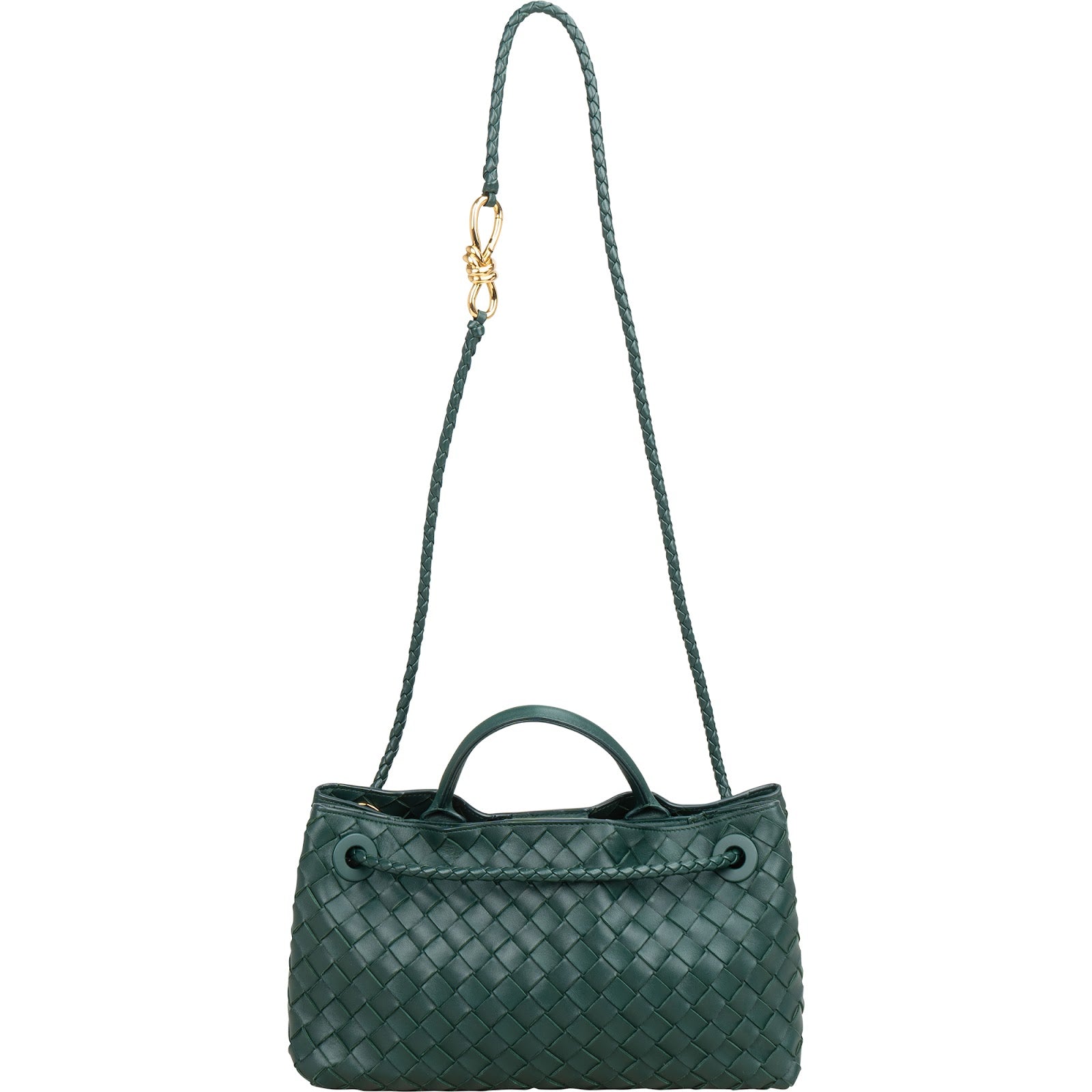 Sac à bandoulière Bottega Veneta Intrecciato en cuir, modèle East-West Andiamo