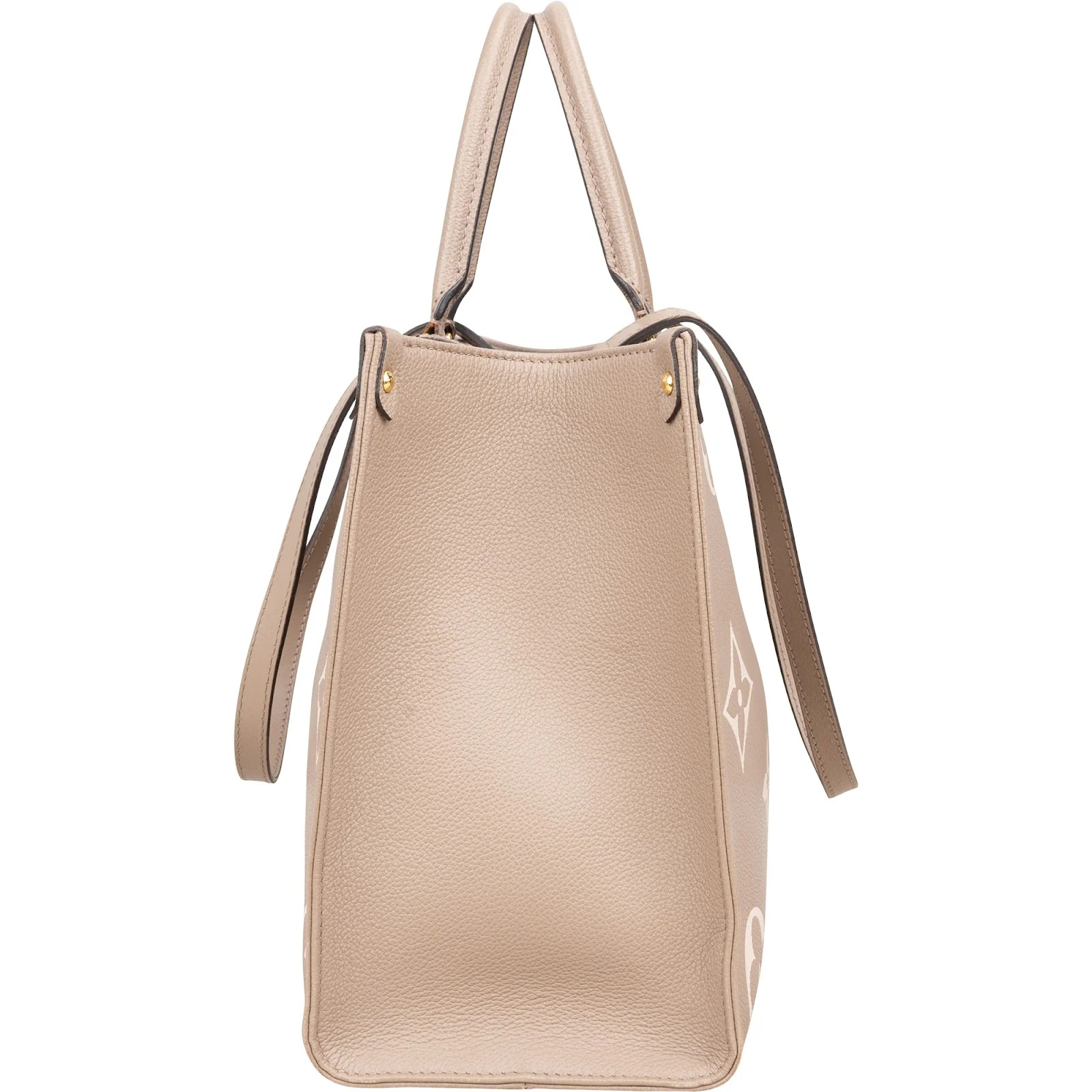 Louis Vuitton Leather Monogram Giant OnTheGo MM Handbag