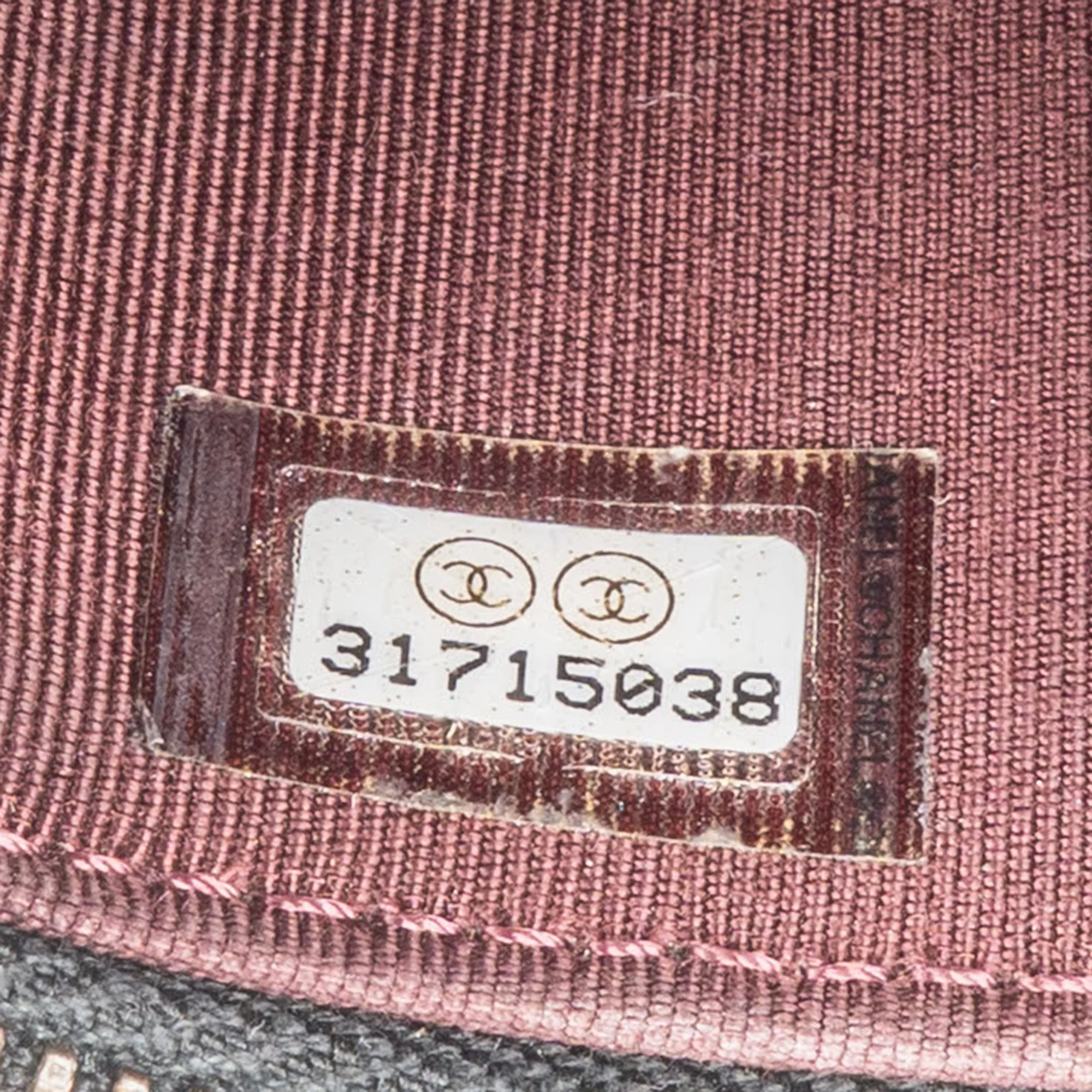 Chanel Quilted Caviar Leather Vanity Case Crossbody Bag