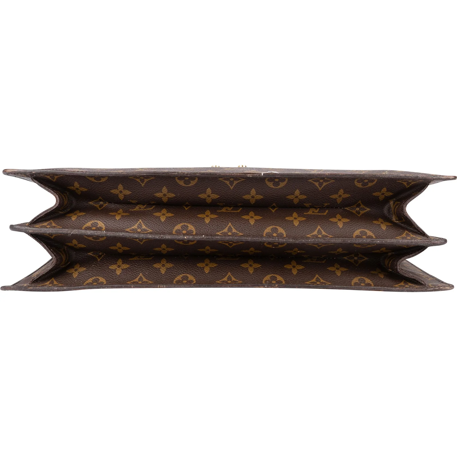 Louis Vuitton Monogram Canvas Serviette Fermoir Handbag