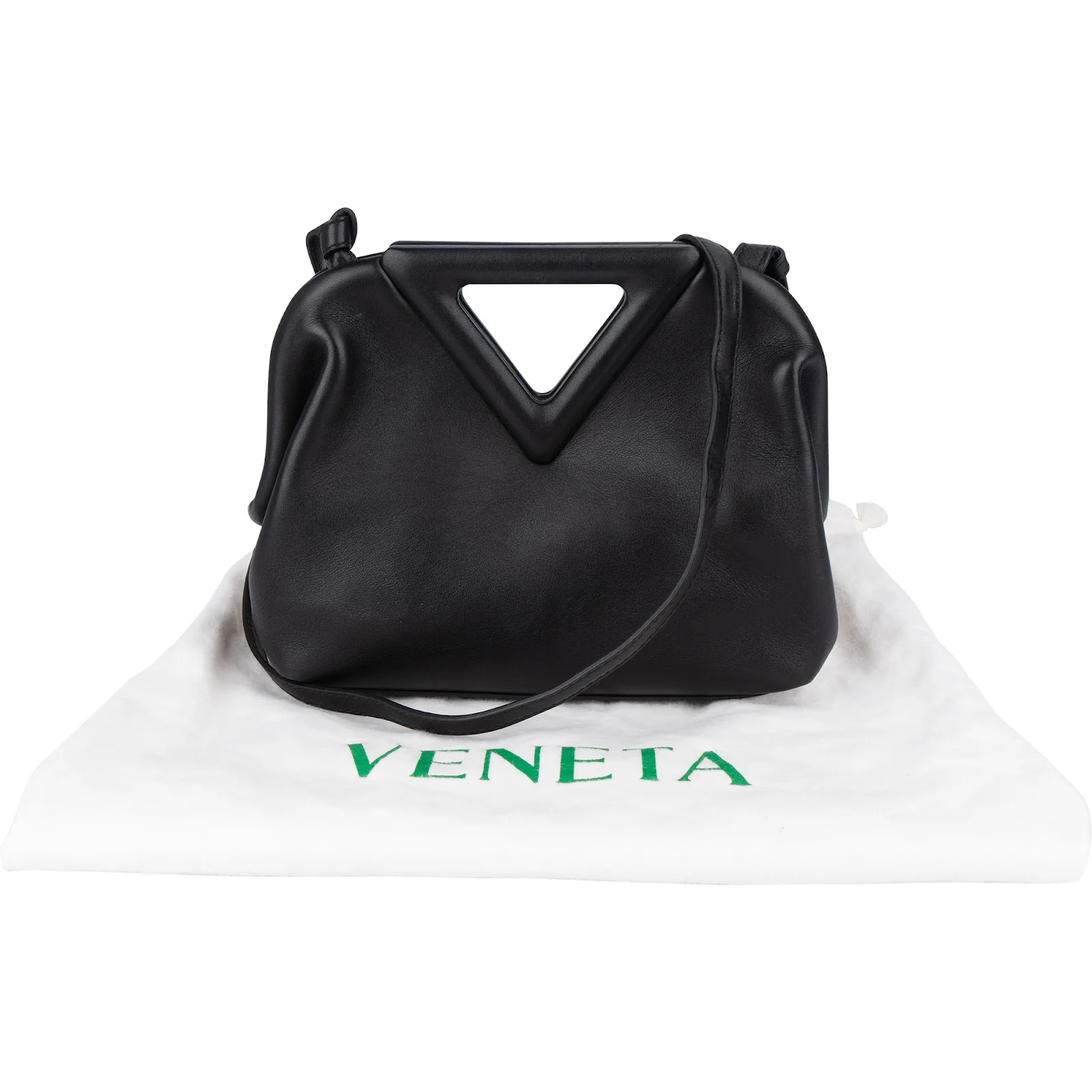 Bottega Veneta Leather Small The Point Handbag