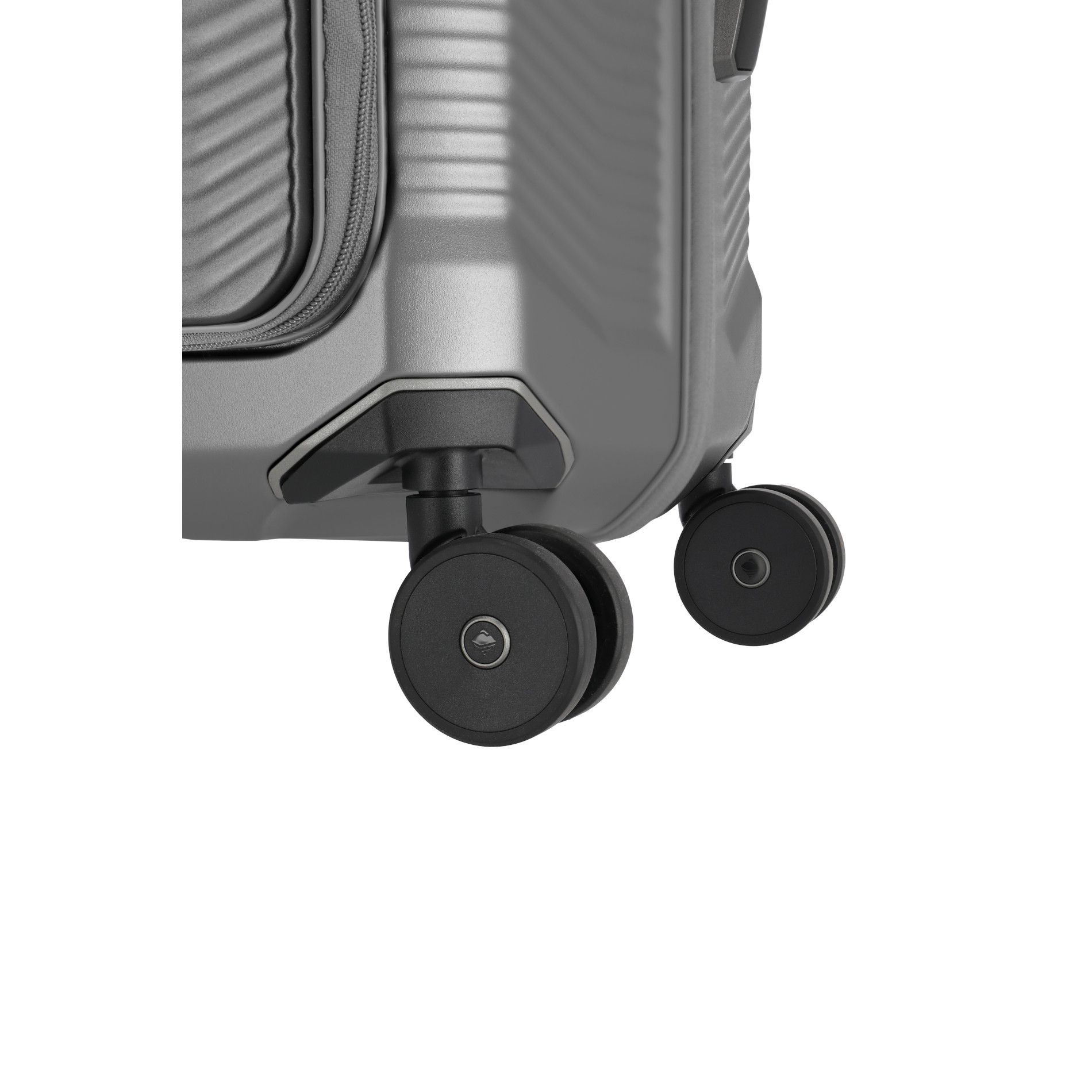 MILLENNIUM Handgepäck S (55cm) mit Vortasche - Silver