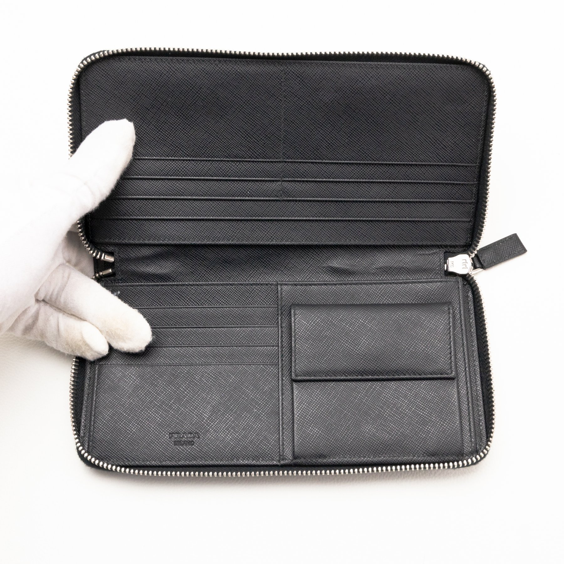 Prada - Zip-around wallet